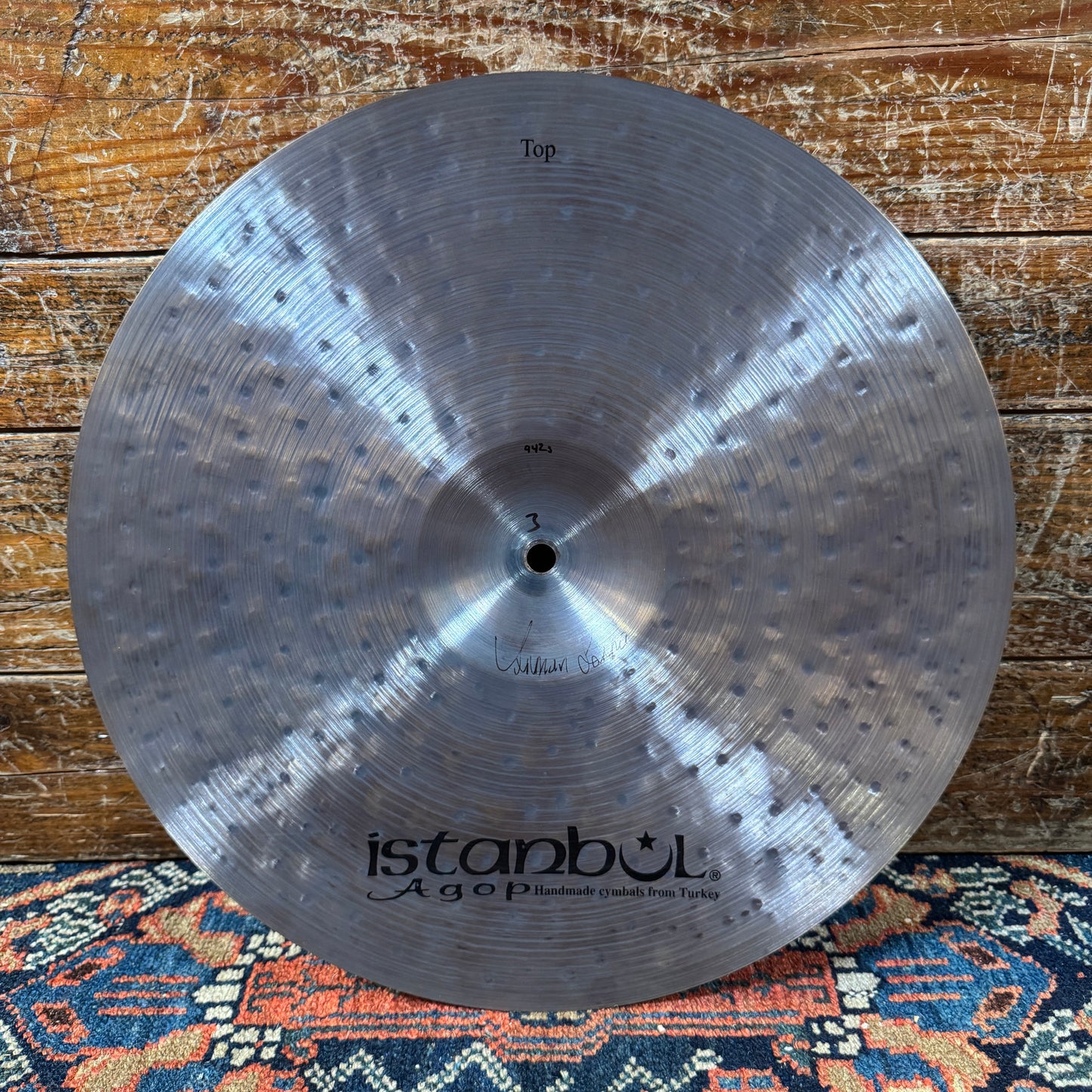 15" Istanbul Agop Om Cindy Blackman Santana Hi-Hat Cymbal Pair 942g/1146g *Video Demo*