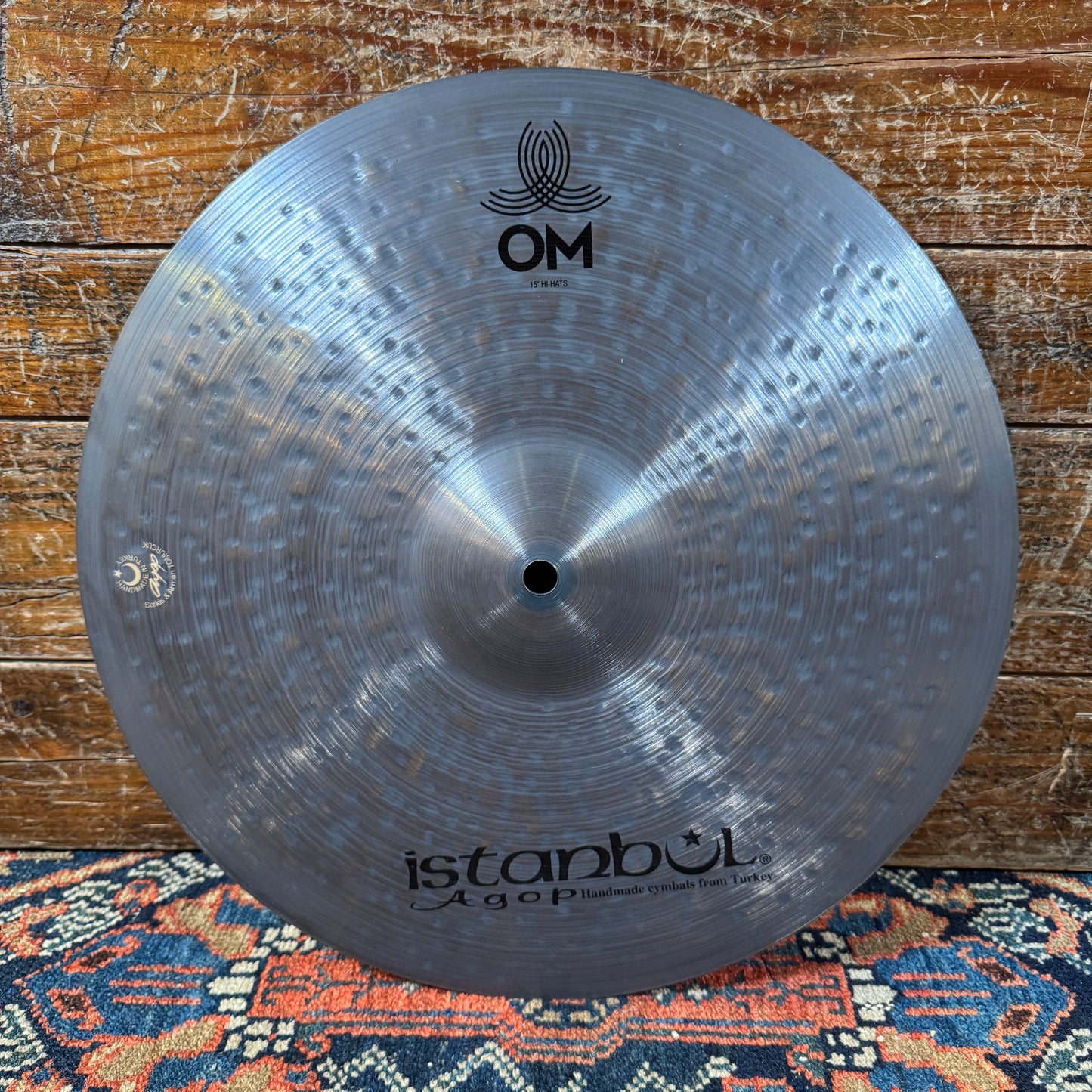 15" Istanbul Agop Om Cindy Blackman Santana Hi-Hat Cymbal Pair 942g/1146g *Video Demo*