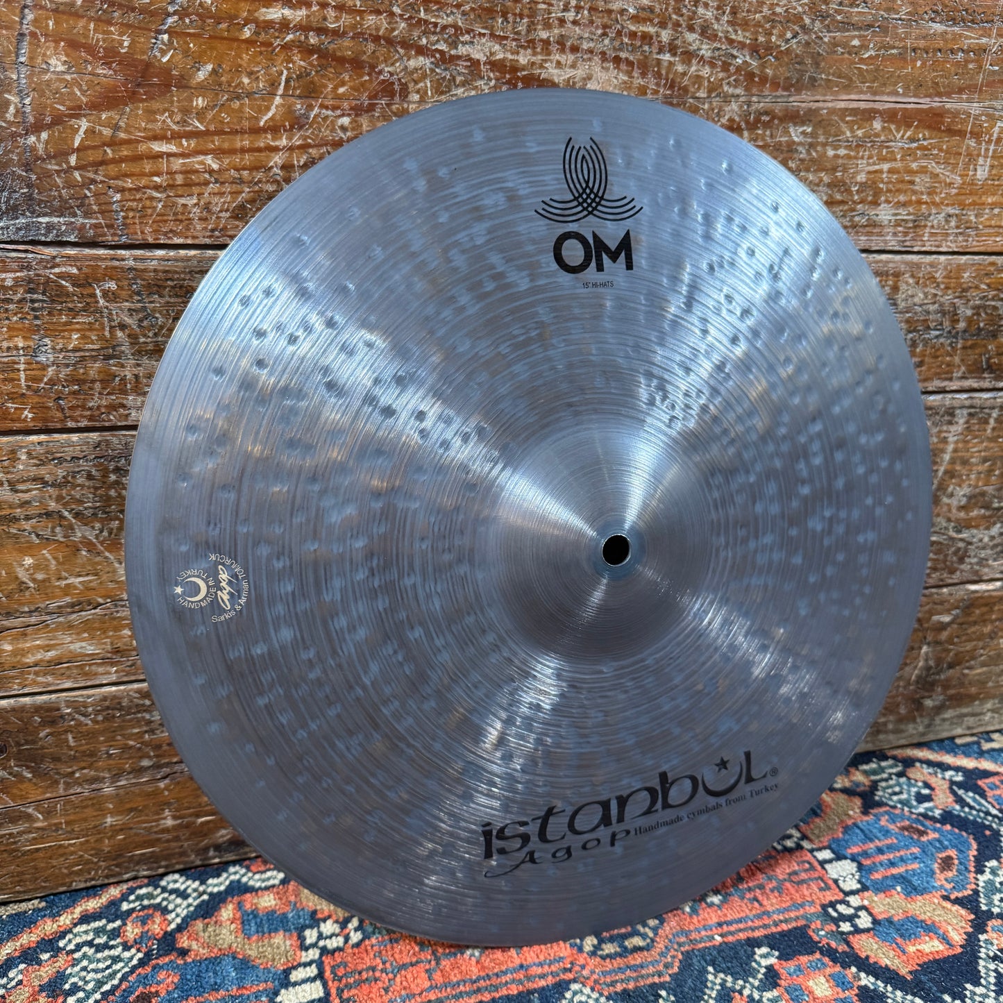 15" Istanbul Agop Om Cindy Blackman Santana Hi-Hat Cymbal Pair 942g/1146g *Video Demo*