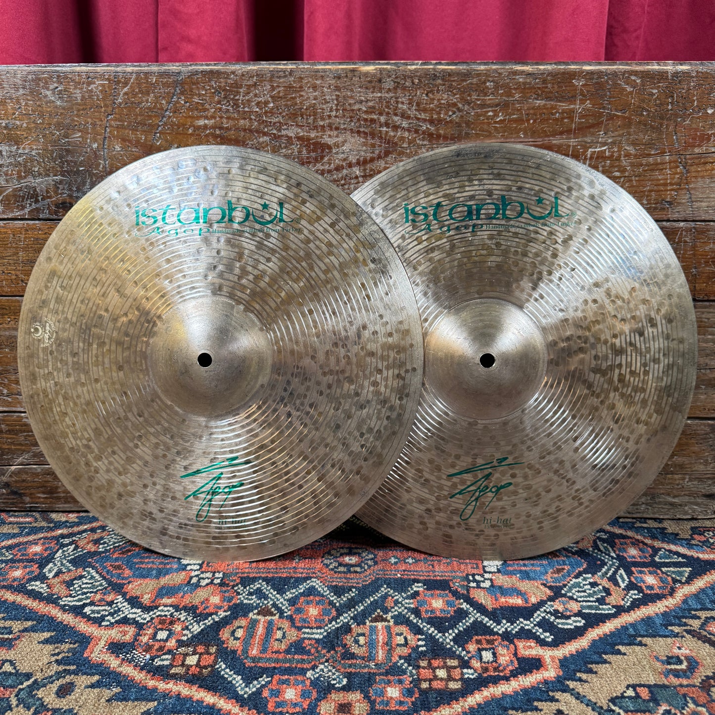 15" Istanbul Agop Signature Hi-Hat Cymbal Pair 1008g/1216g *Video Demo*