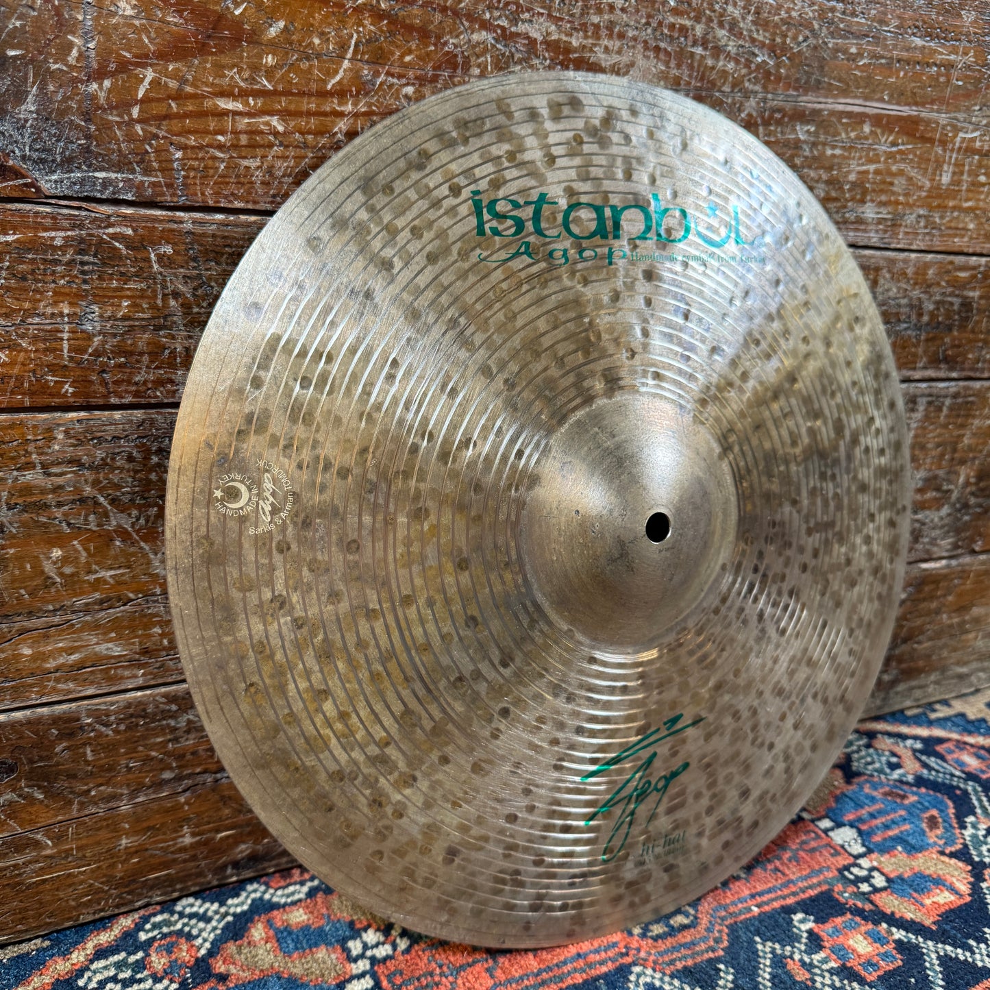15" Istanbul Agop Signature Hi-Hat Cymbal Pair 1008g/1216g *Video Demo*
