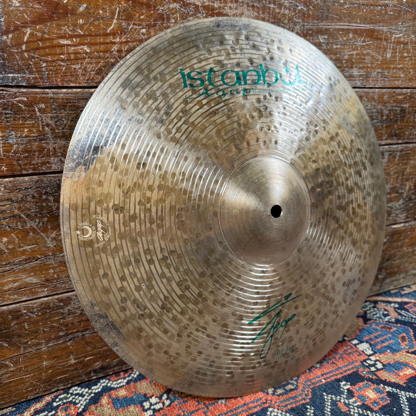 15" Istanbul Agop Signature Hi-Hat Cymbal Pair 1008g/1216g *Video Demo*