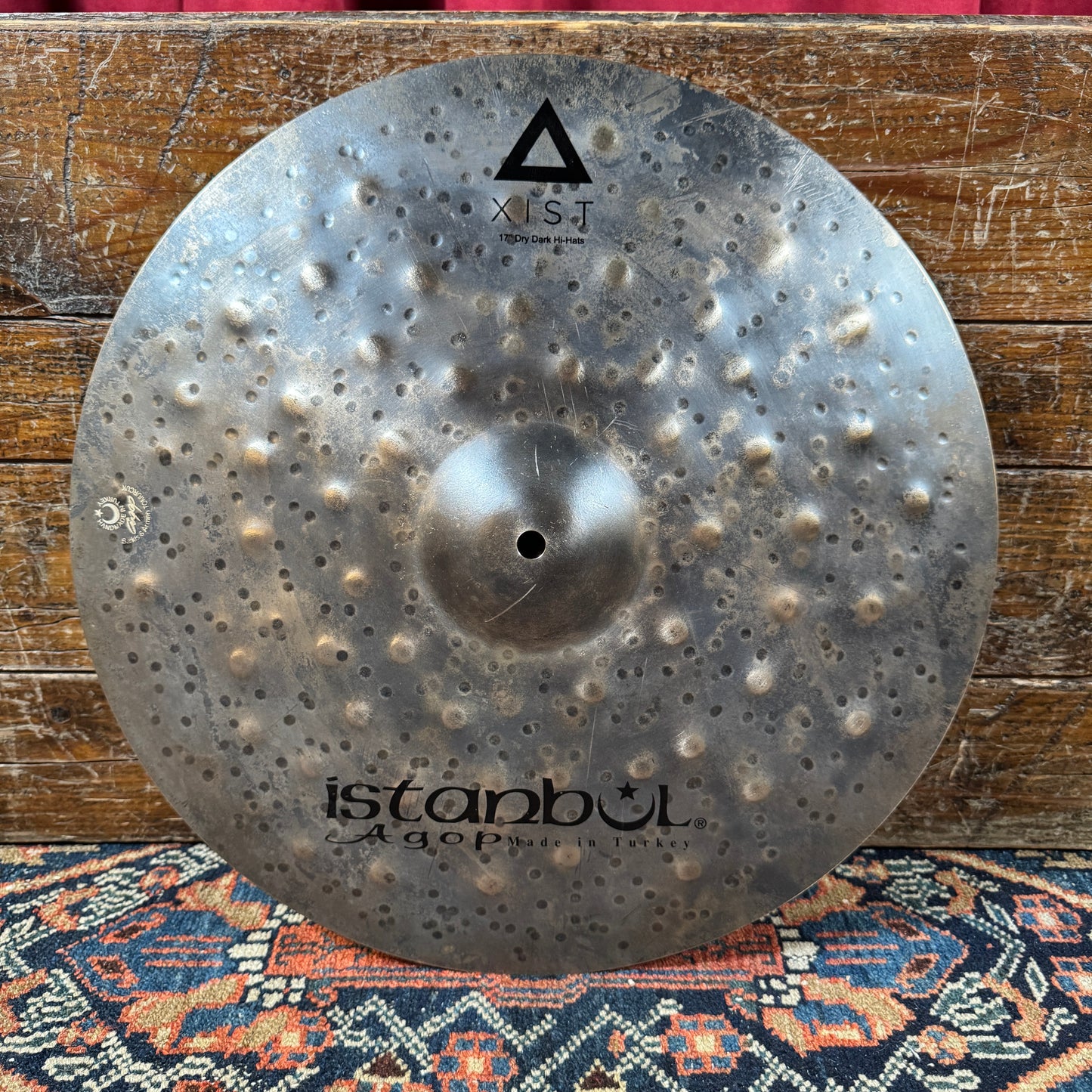 17" Istanbul Agop Xist Dry Dark Hi-Hat Cymbal Pair 1026g/1482g *Video Demo*