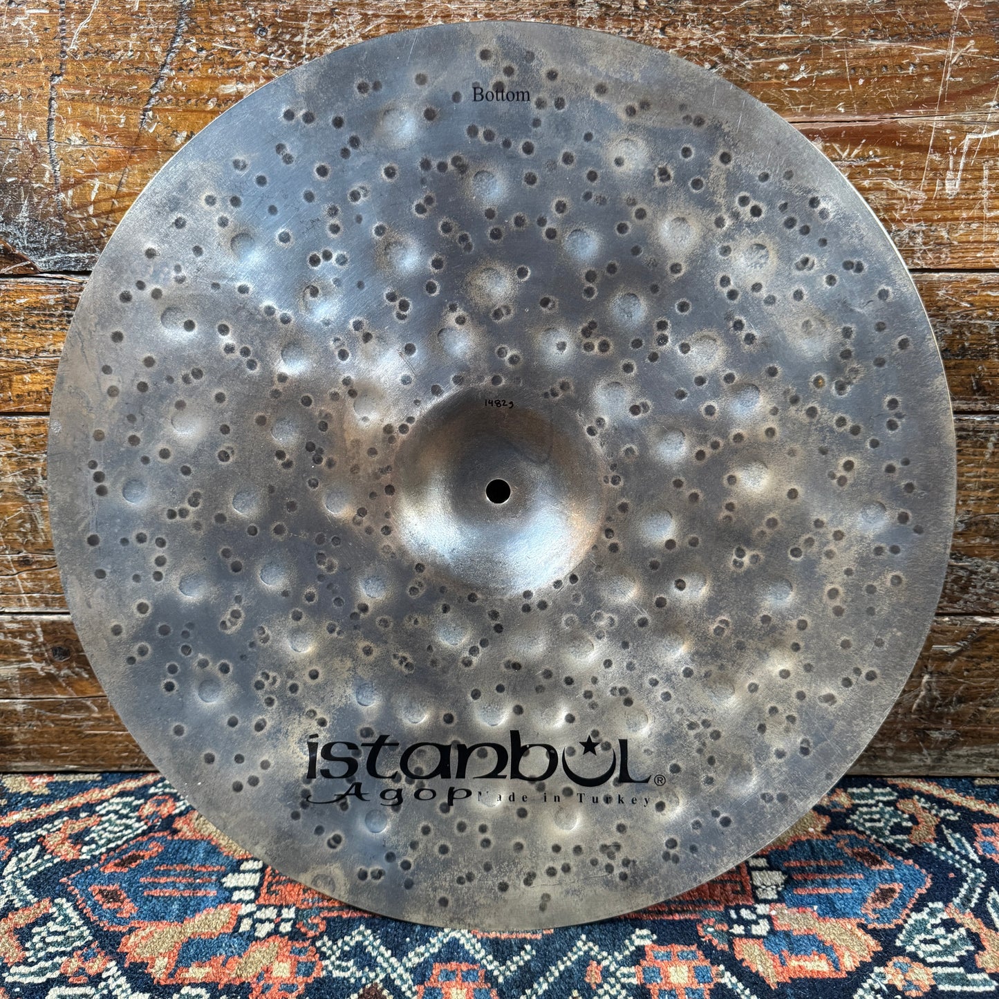 17" Istanbul Agop Xist Dry Dark Hi-Hat Cymbal Pair 1026g/1482g *Video Demo*