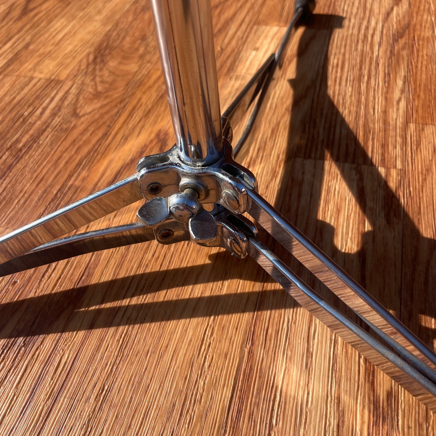 1960s Ludwig 1400 Straight Flat Base Cymbal Stand Round Tilter