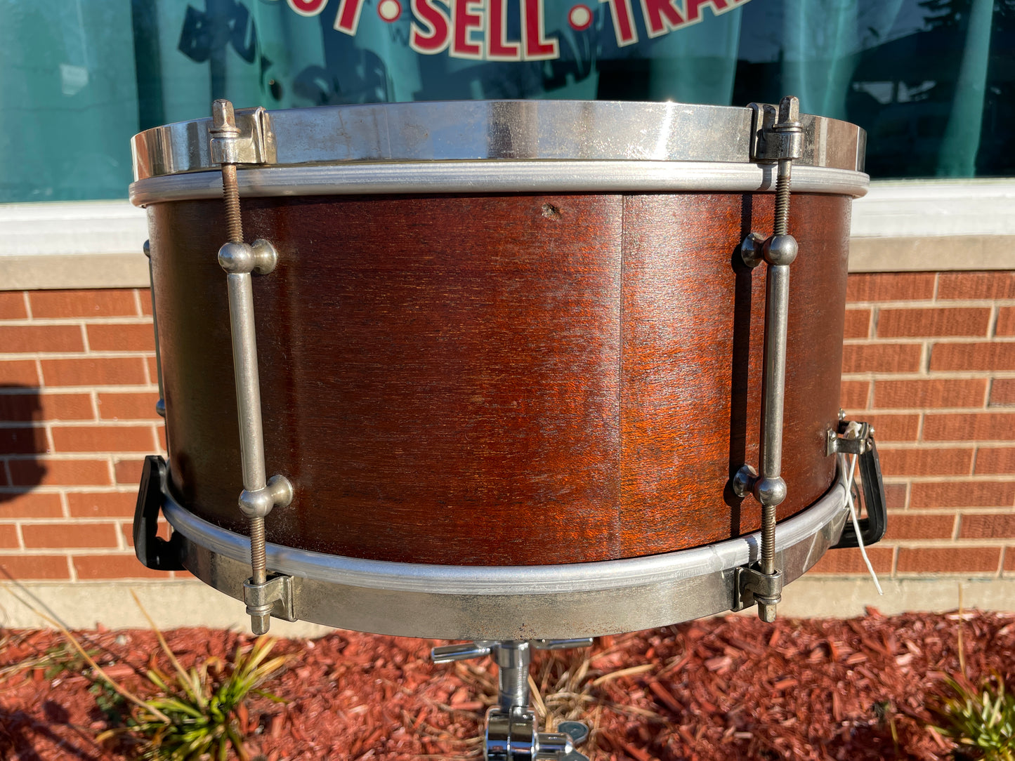 1947 Ludwig & Ludwig 6.5x14 Universal Concert Snare Drum Mahogany