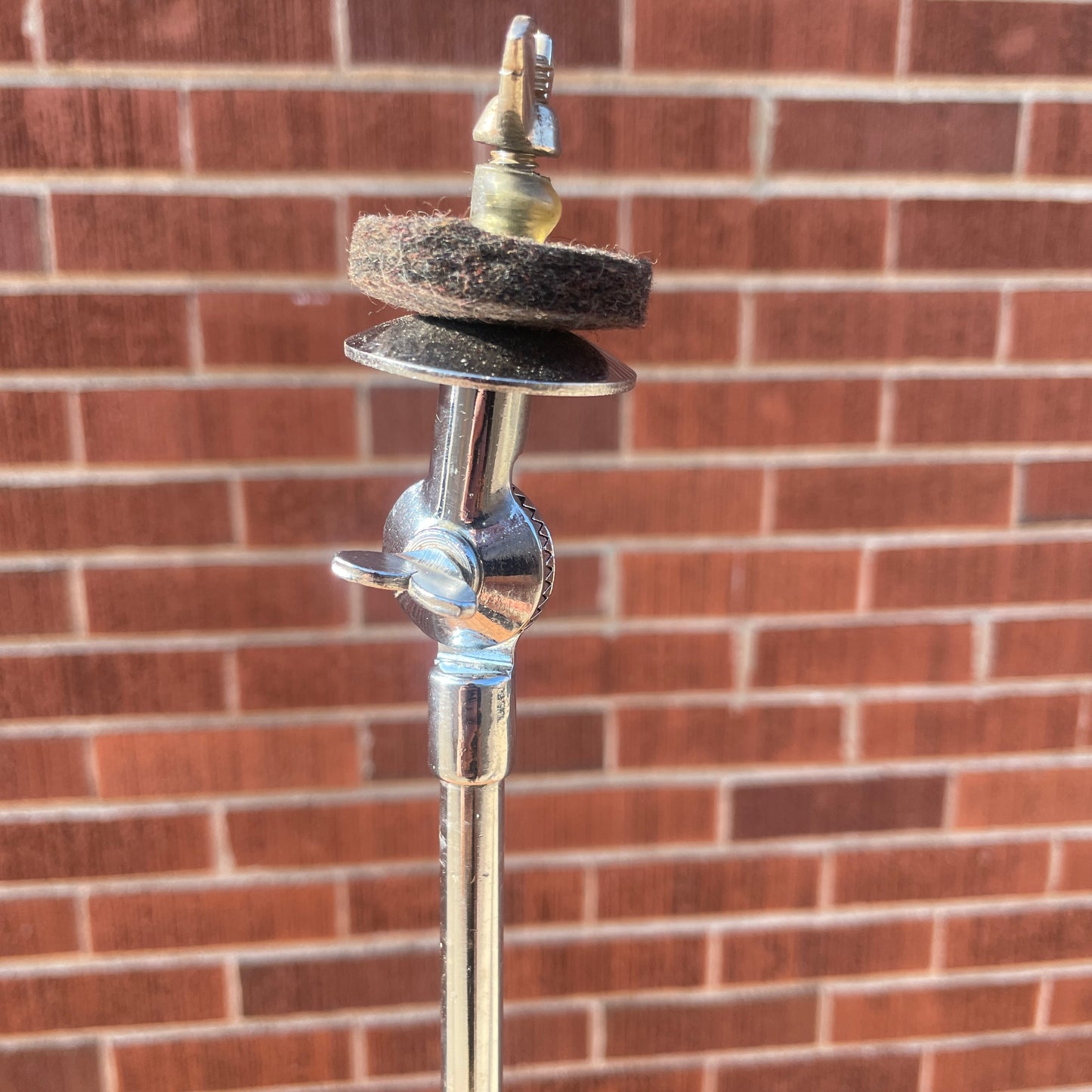 1960s Ludwig 1400 Straight Flat Base Cymbal Stand Round Tilter