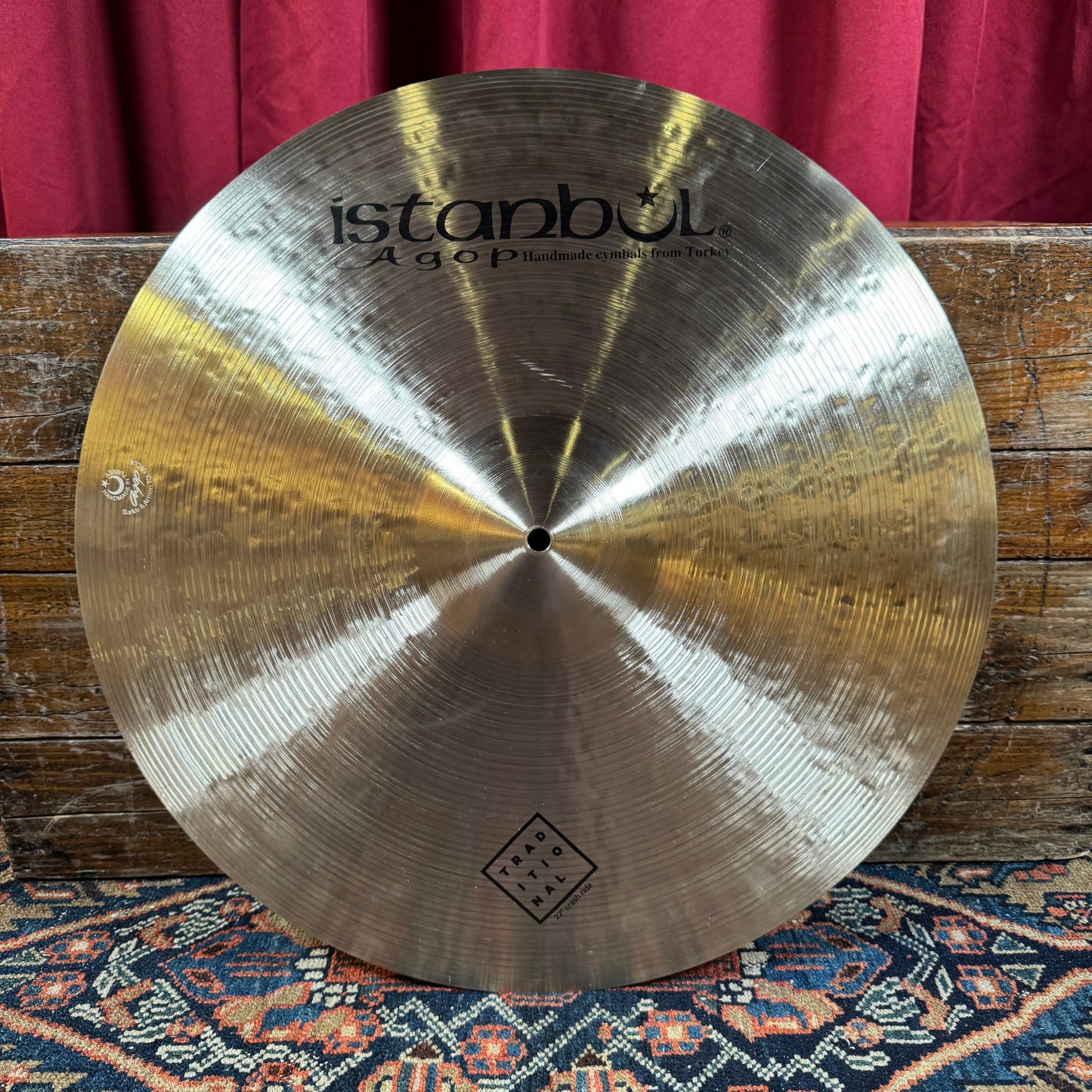 22" Istanbul Agop Traditional Crash Ride Cymbal 2408g *Video Demo*