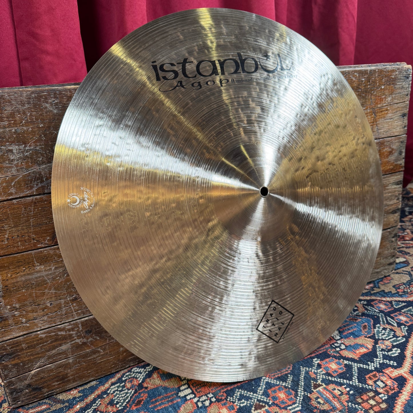 22" Istanbul Agop Traditional Crash Ride Cymbal 2408g *Video Demo*