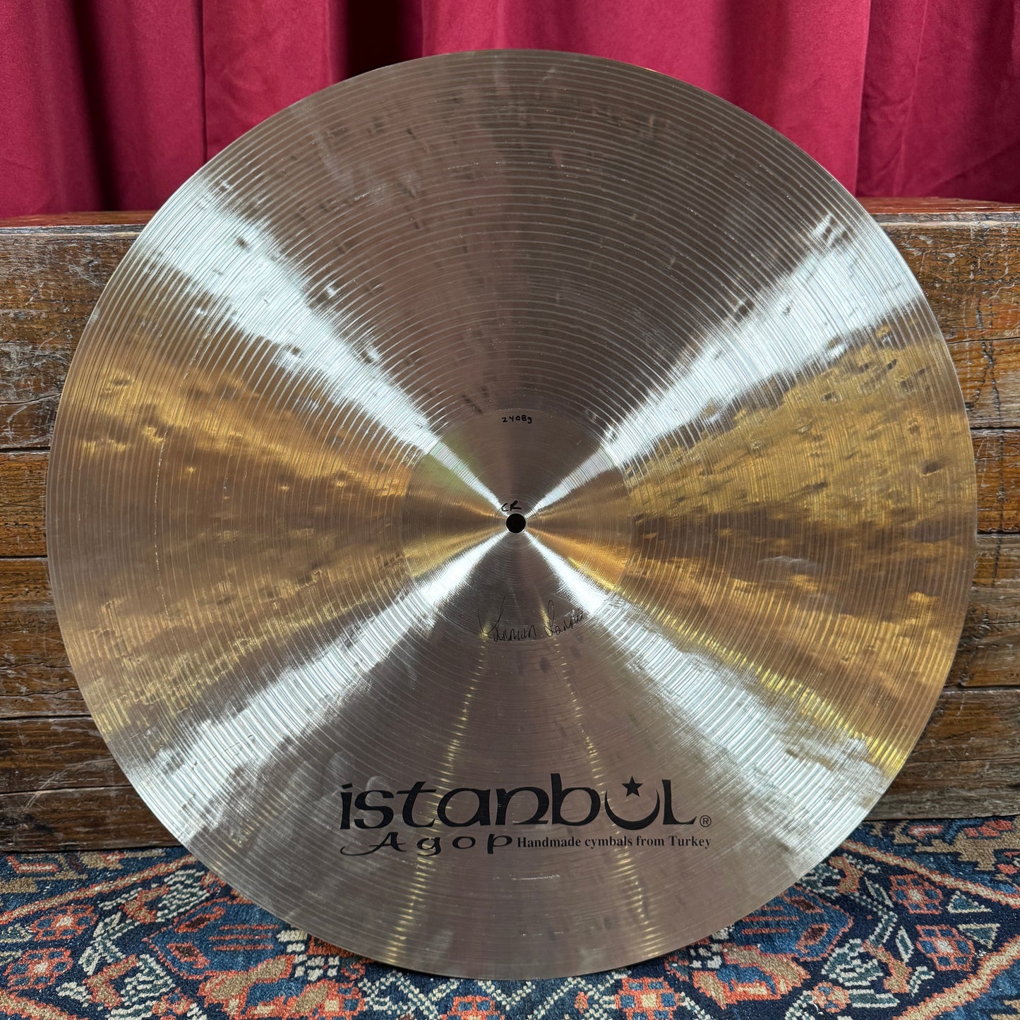 22" Istanbul Agop Traditional Crash Ride Cymbal 2408g *Video Demo*