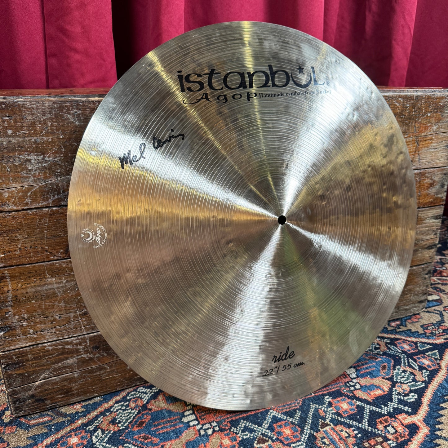 22" Istanbul Agop Signature Mel Lewis Ride Cymbal 2478g *Video Demo*