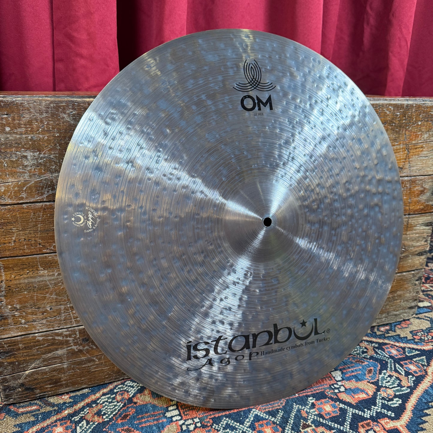 22" Istanbul Agop Om Cindy Blackman Santana Ride Cymbal 2474g *Video Demo*