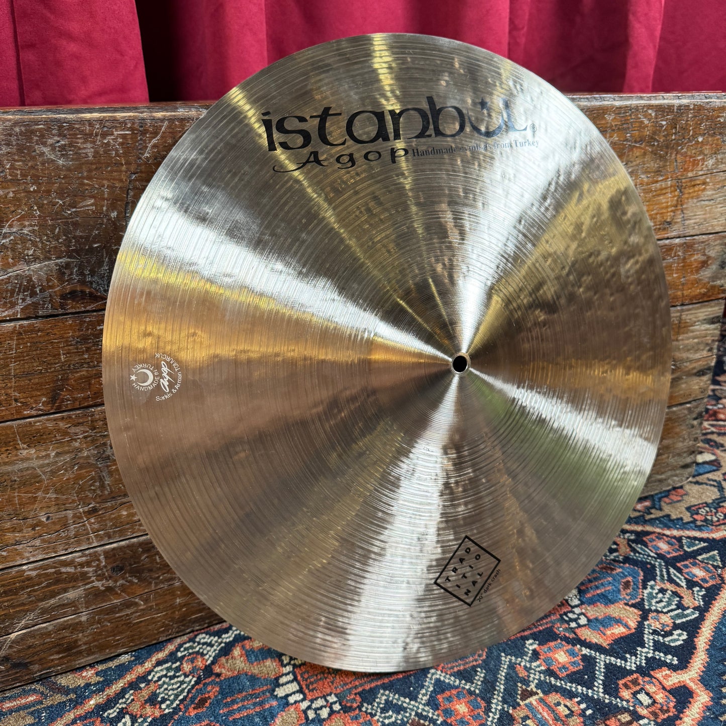 20" Istanbul Agop Traditional Dark Crash Cymbal 1686g *Video Demo*