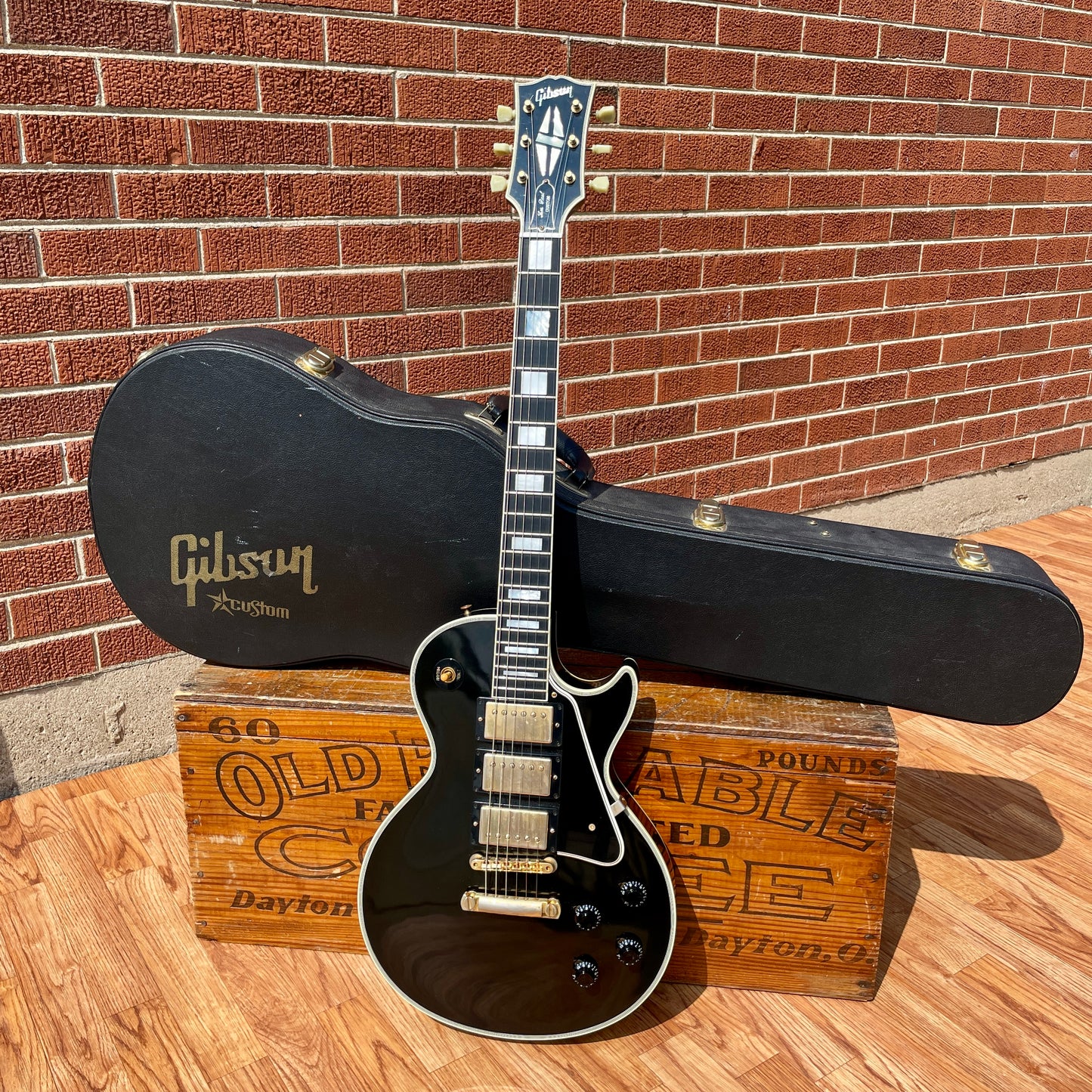 2007 Gibson 1957 Les Paul Custom Reissue Ebony 3-Pickup VOS Guitar w/OHSC