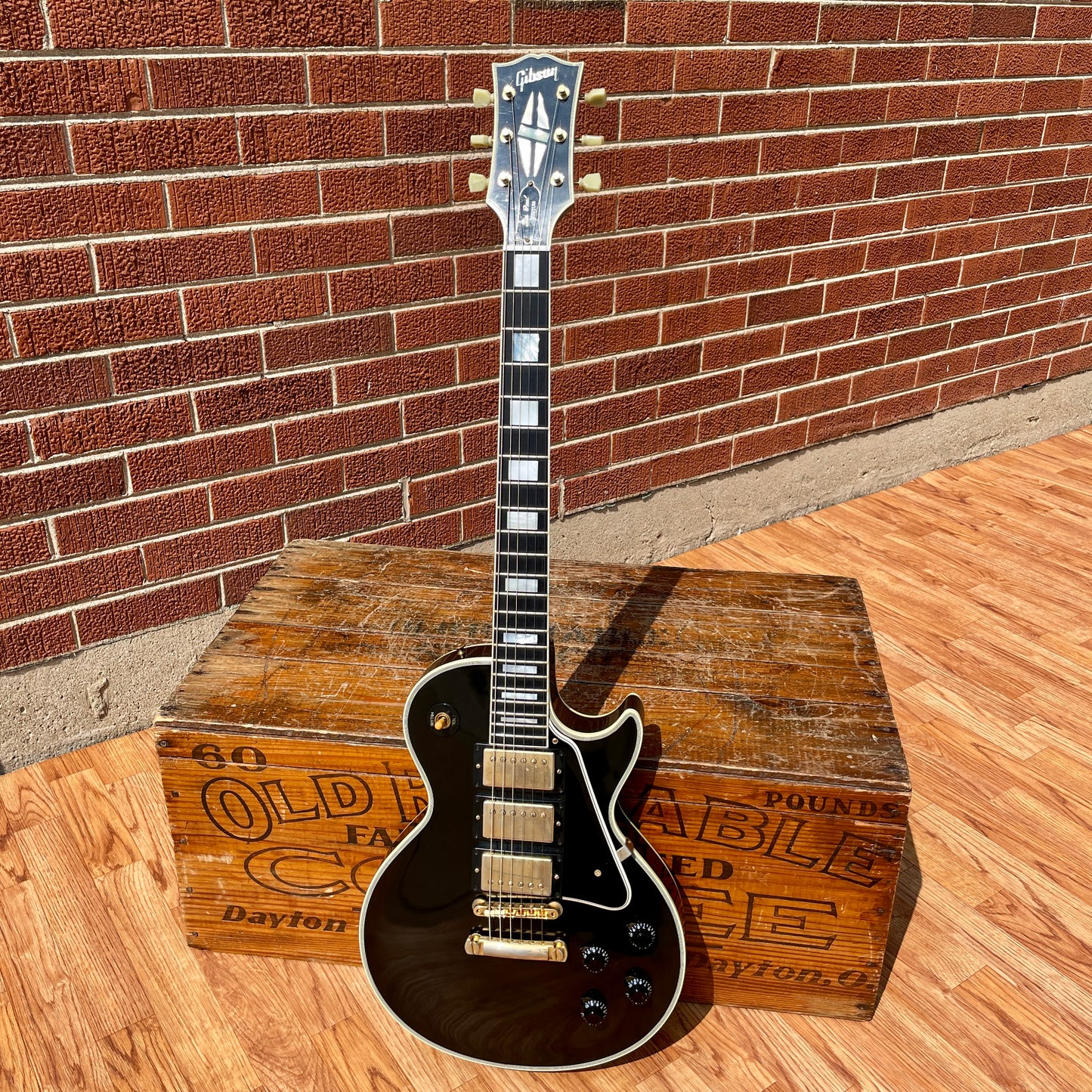 2007 Gibson 1957 Les Paul Custom Reissue Ebony 3-Pickup VOS Guitar w/OHSC