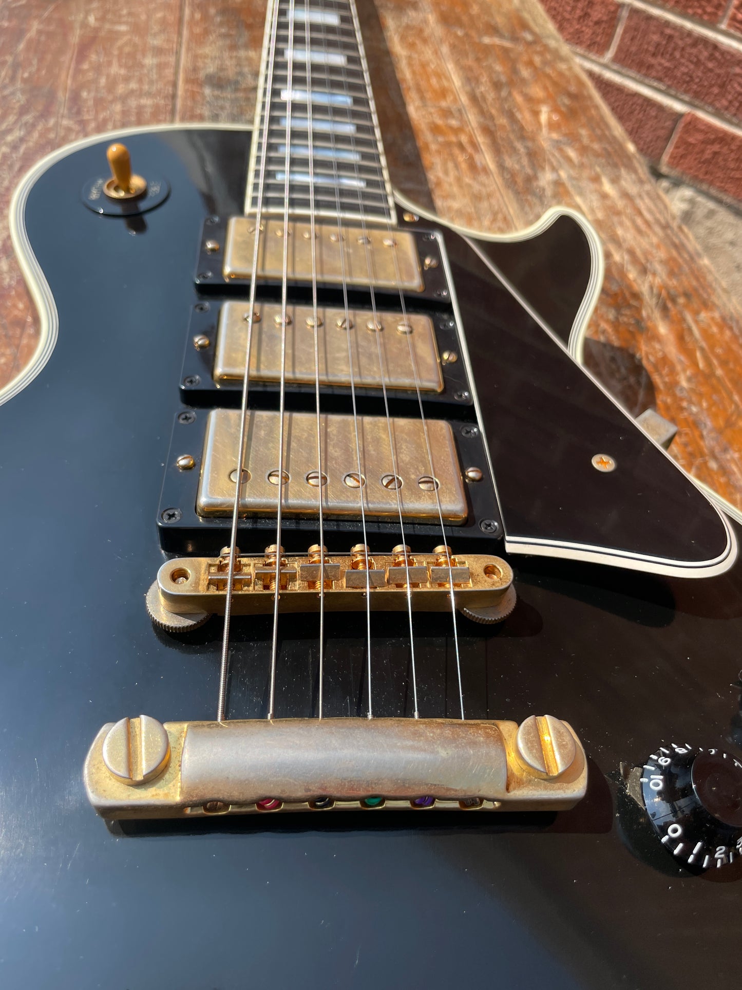 2007 Gibson 1957 Les Paul Custom Reissue Ebony 3-Pickup VOS Guitar w/OHSC