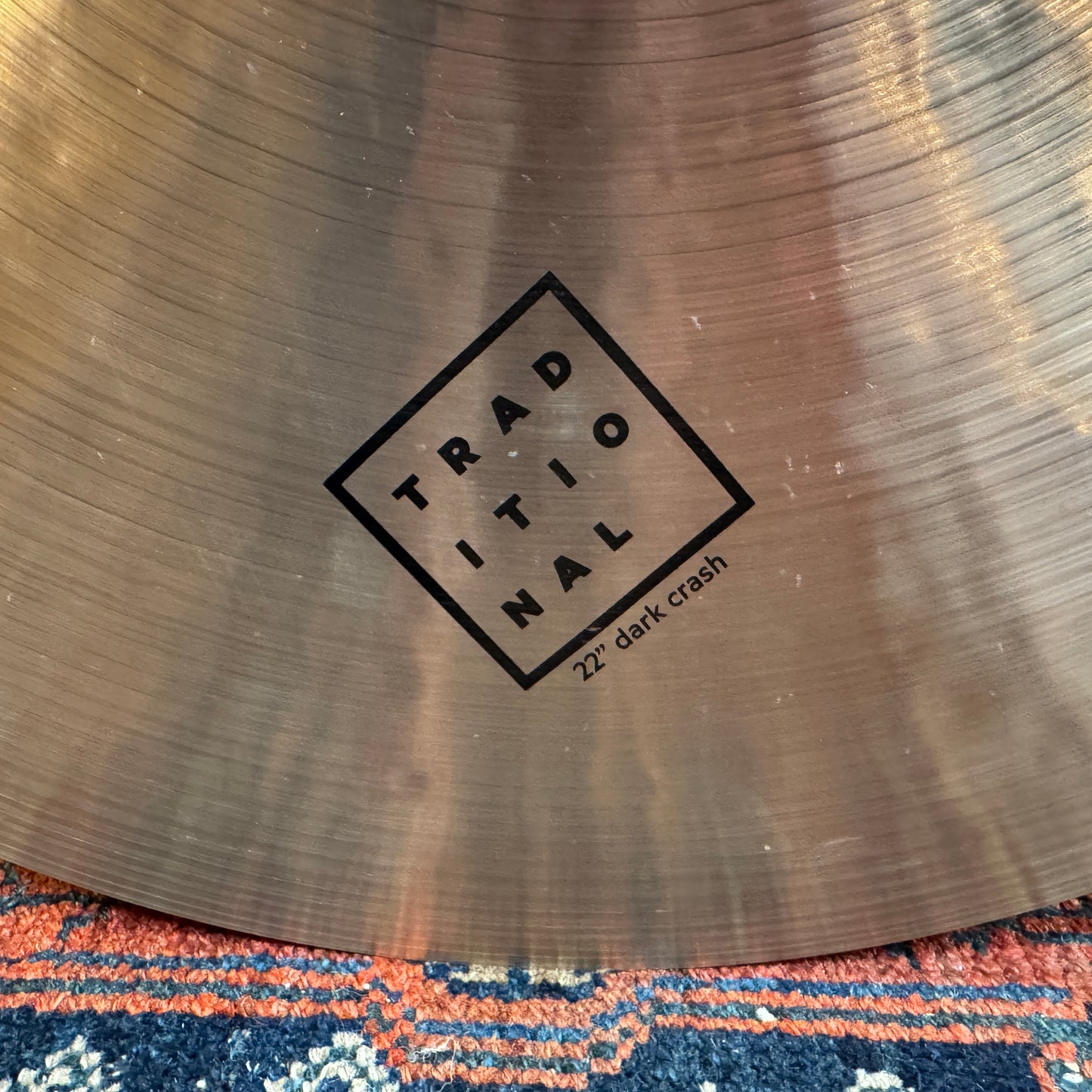 22" Istanbul Agop Traditional Dark Crash Cymbal 2160g *Video Demo*