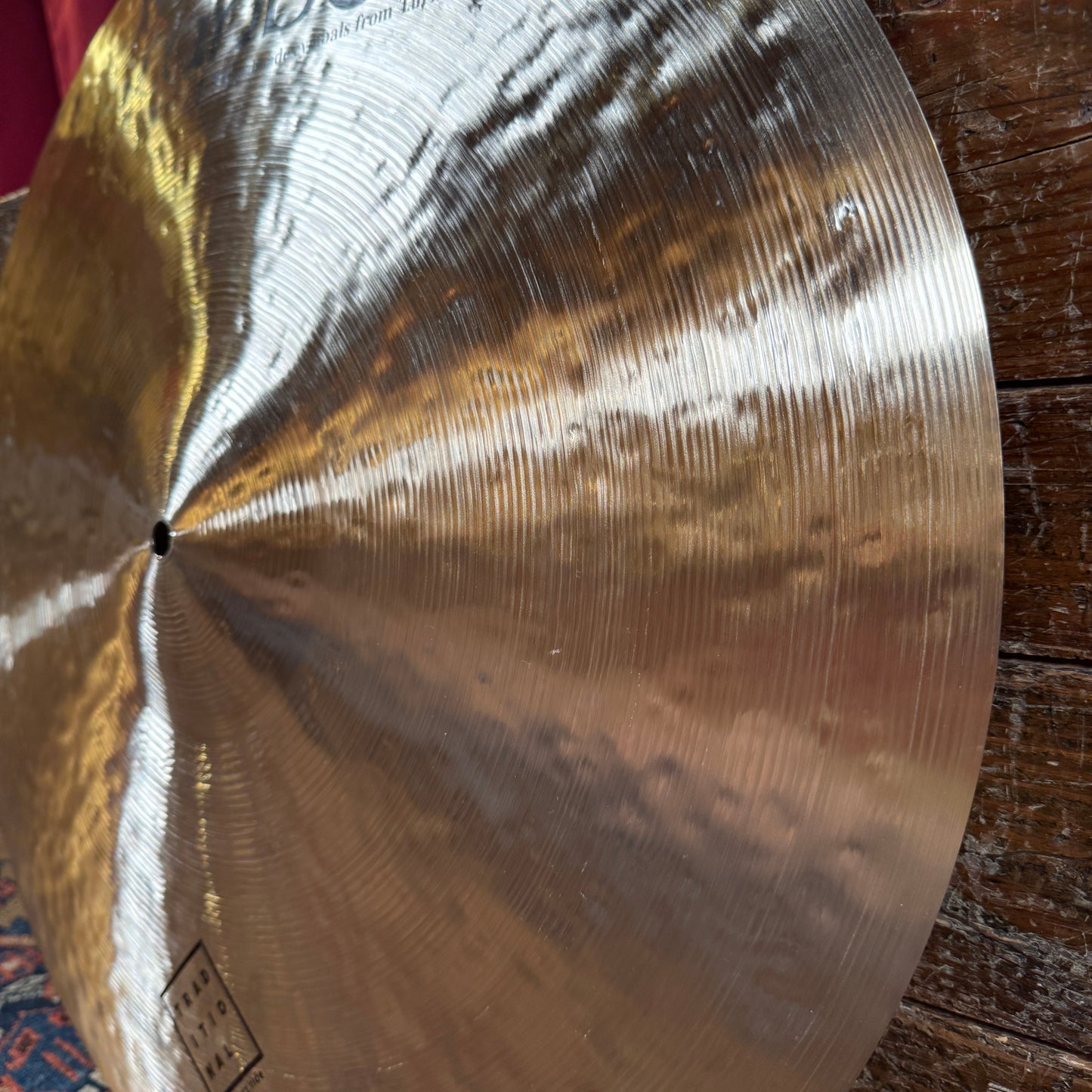 22" Istanbul Agop Traditional Medium Jazz Ride Cymbal 2528g *Video Demo*