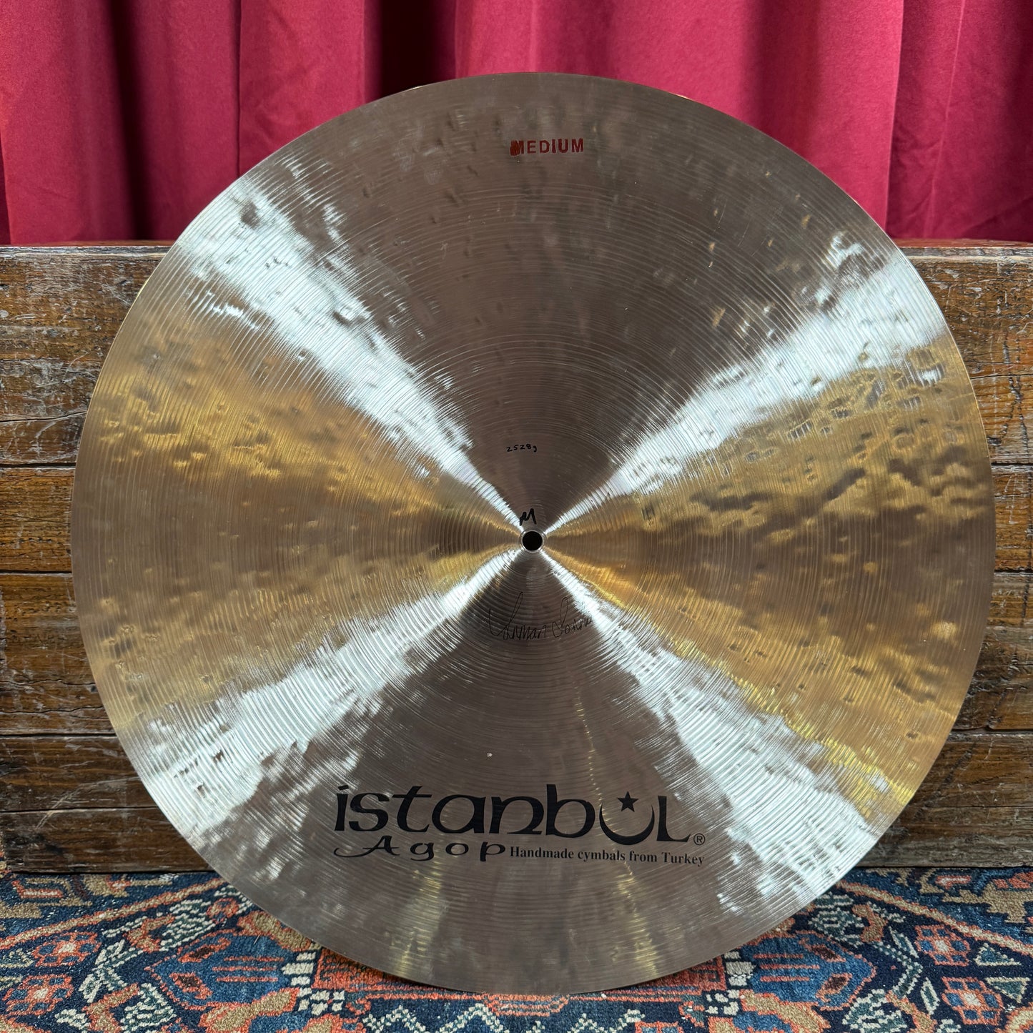 22" Istanbul Agop Traditional Medium Jazz Ride Cymbal 2528g *Video Demo*
