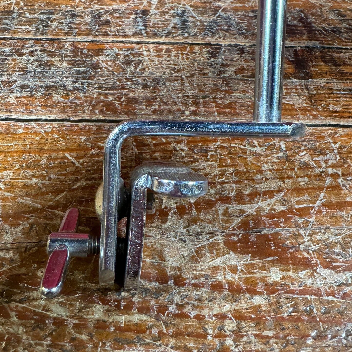 1960s Rogers Sta-Tite Cowbell Holder No. 4656 w/ U-Clamp Chrome