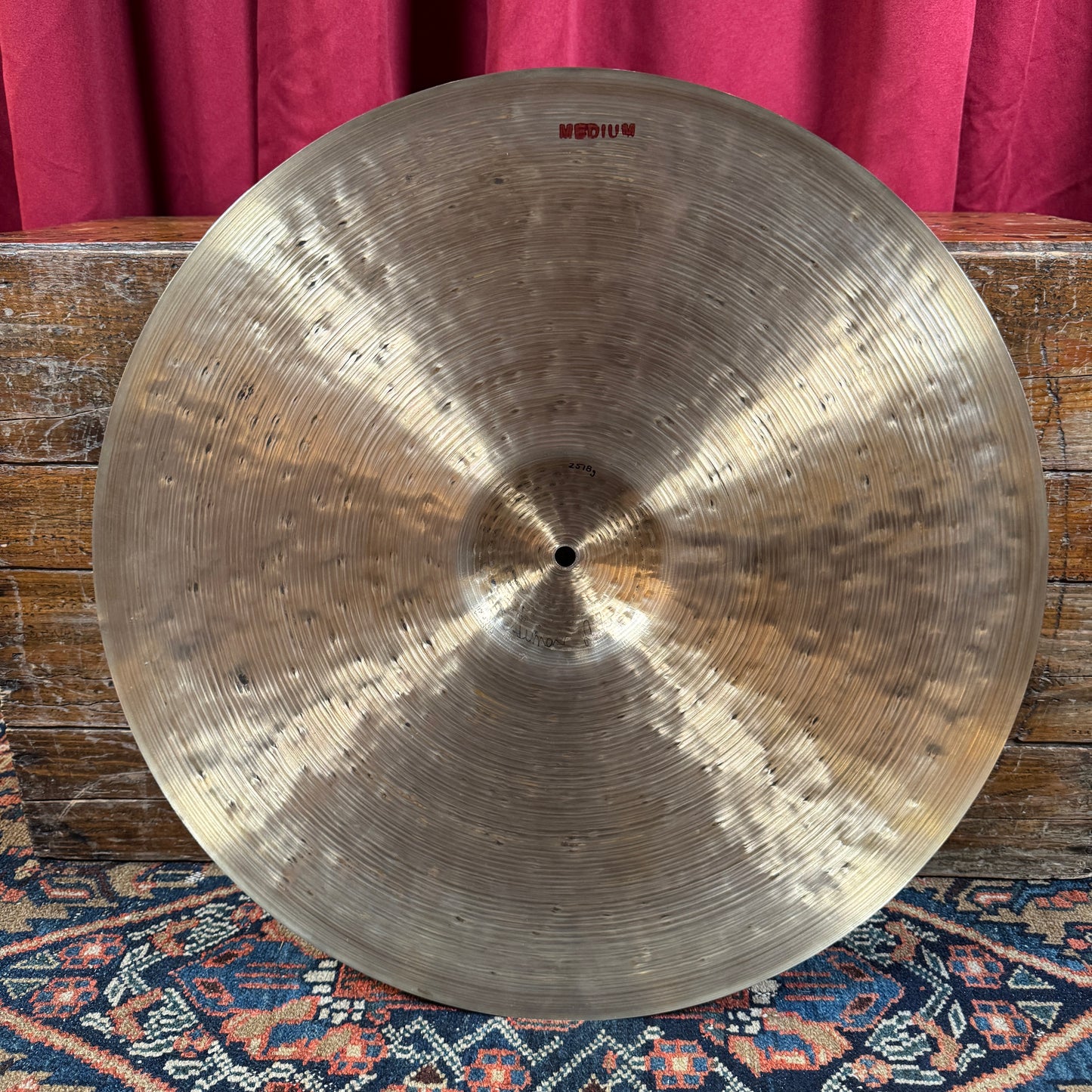 22" Istanbul Agop 30th Anniversary Medium Ride Cymbal 2518g *Video Demo*
