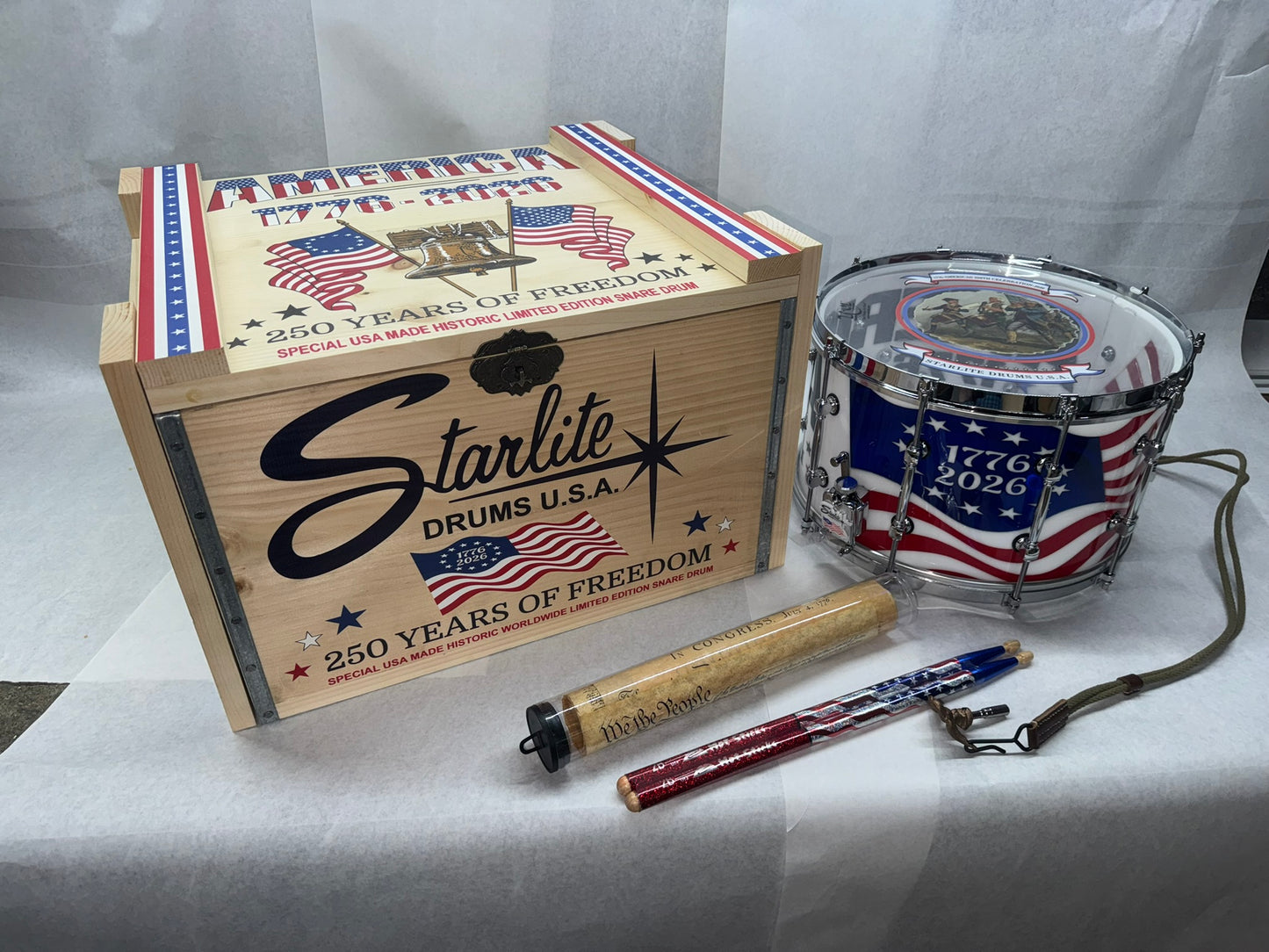 RCI Starlite 250th Anniversary snare drum - original uncropped source photo