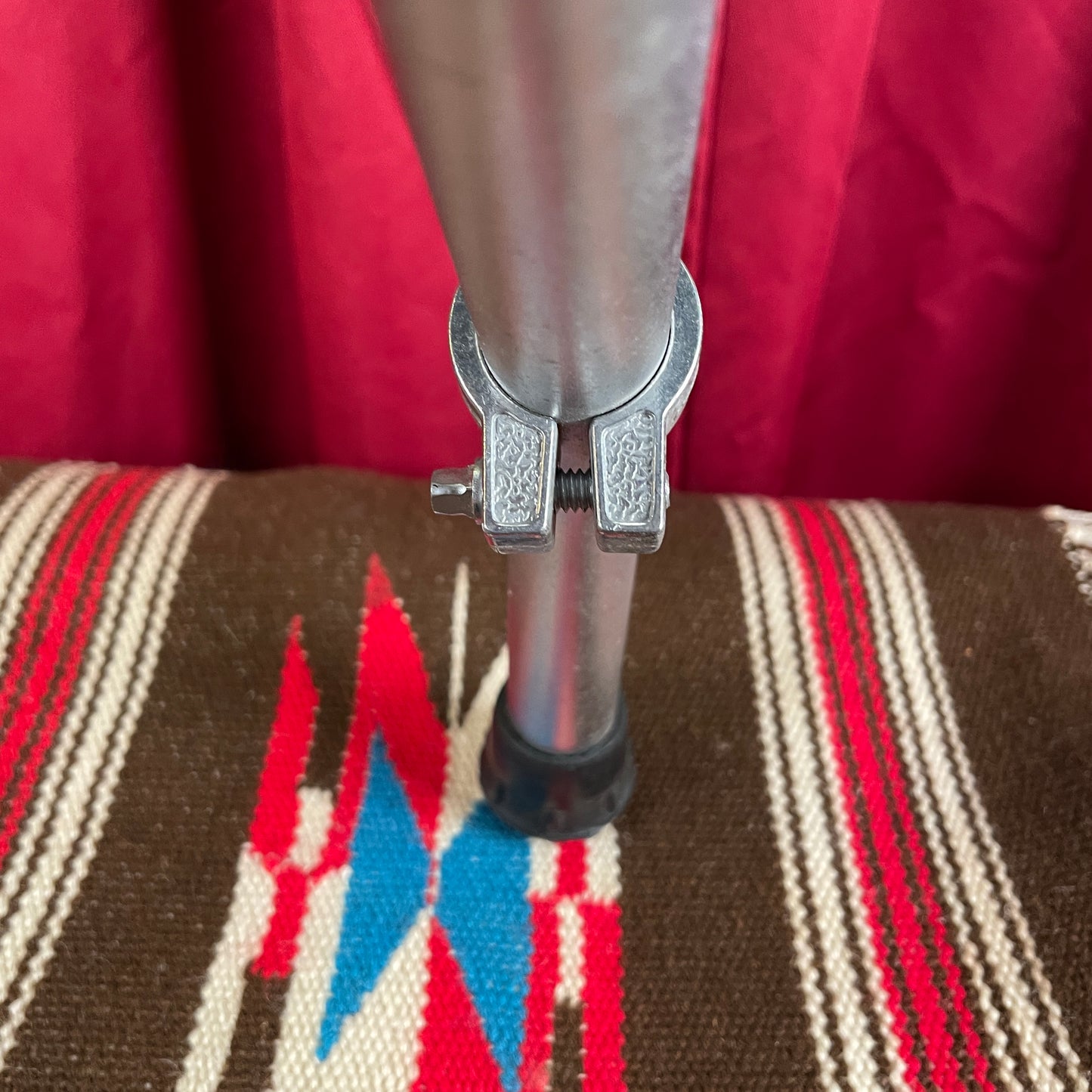 1970s Rogers Memriloc Bass Drum Spur w/ Memory Lock Big R Leg