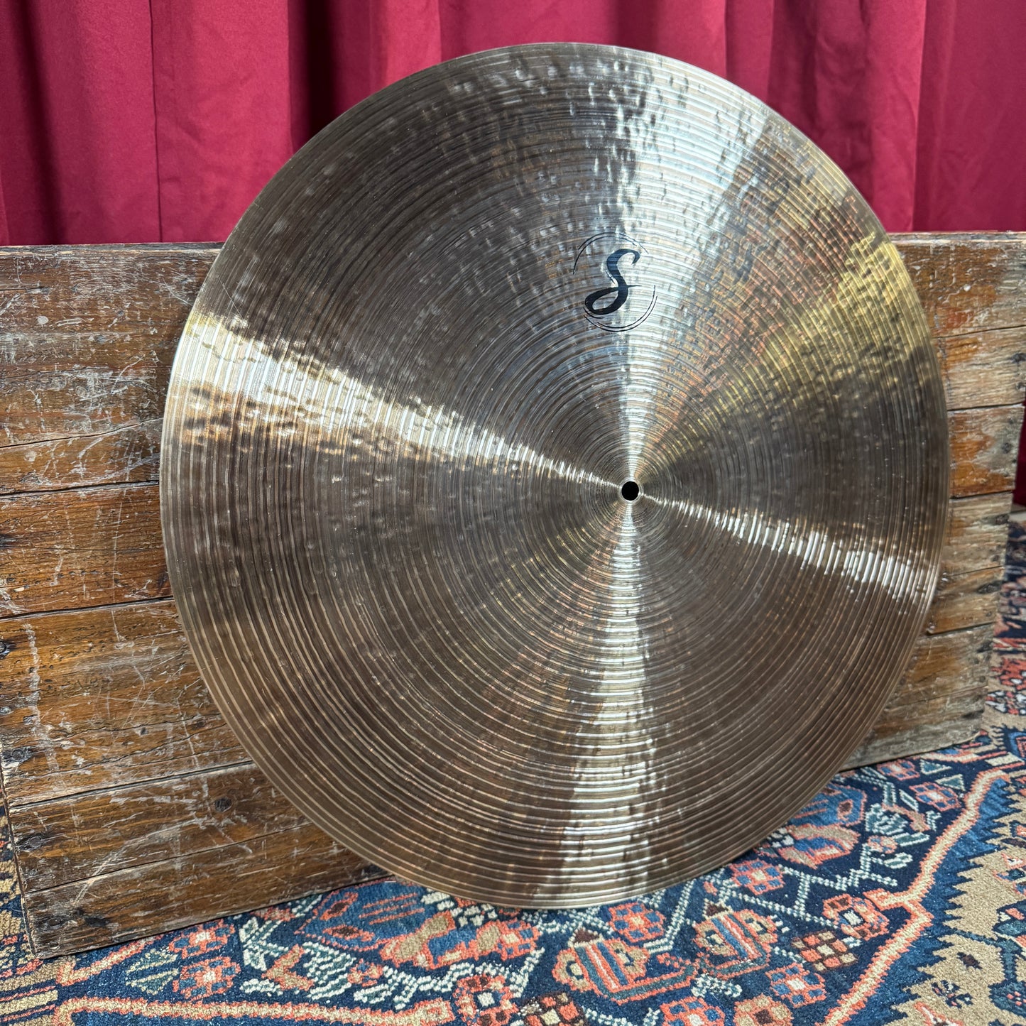 22" Seifried Cymbals Flat Ride Cymbal 2446g BL86 *Video Demo*