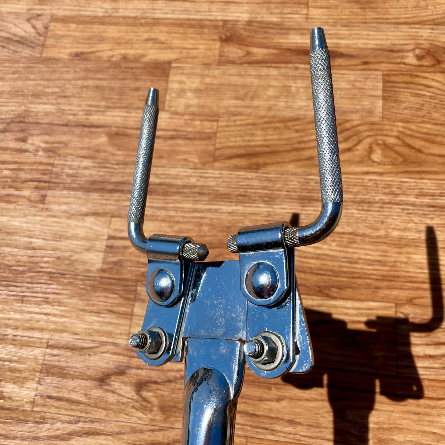 1960s Ludwig No. 781-1C Chrome Retractable Double Tom Holder Hollywood