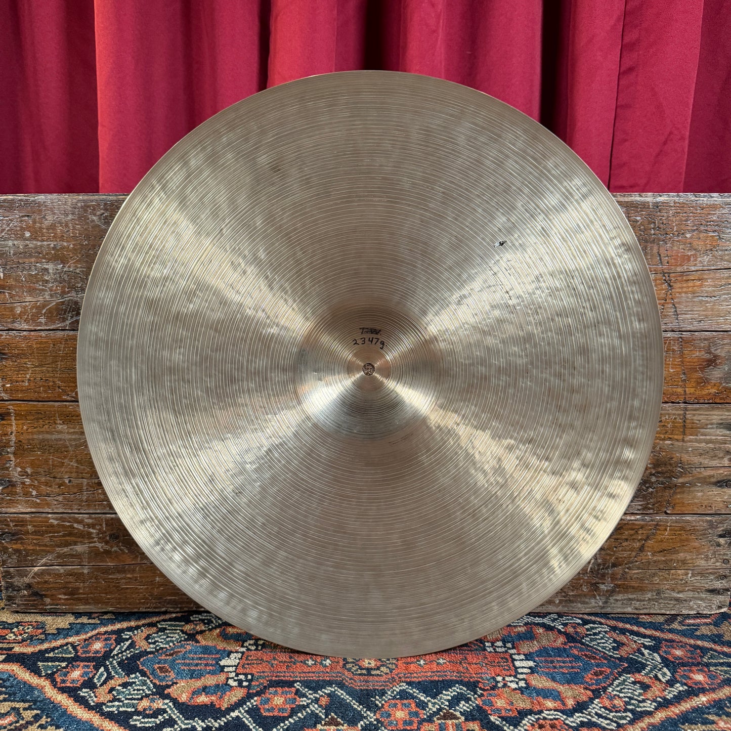 22" Spizzichino Tony Williams Tribute Ride Cymbal w/ 1 Rivet 2347g *Video Demo*