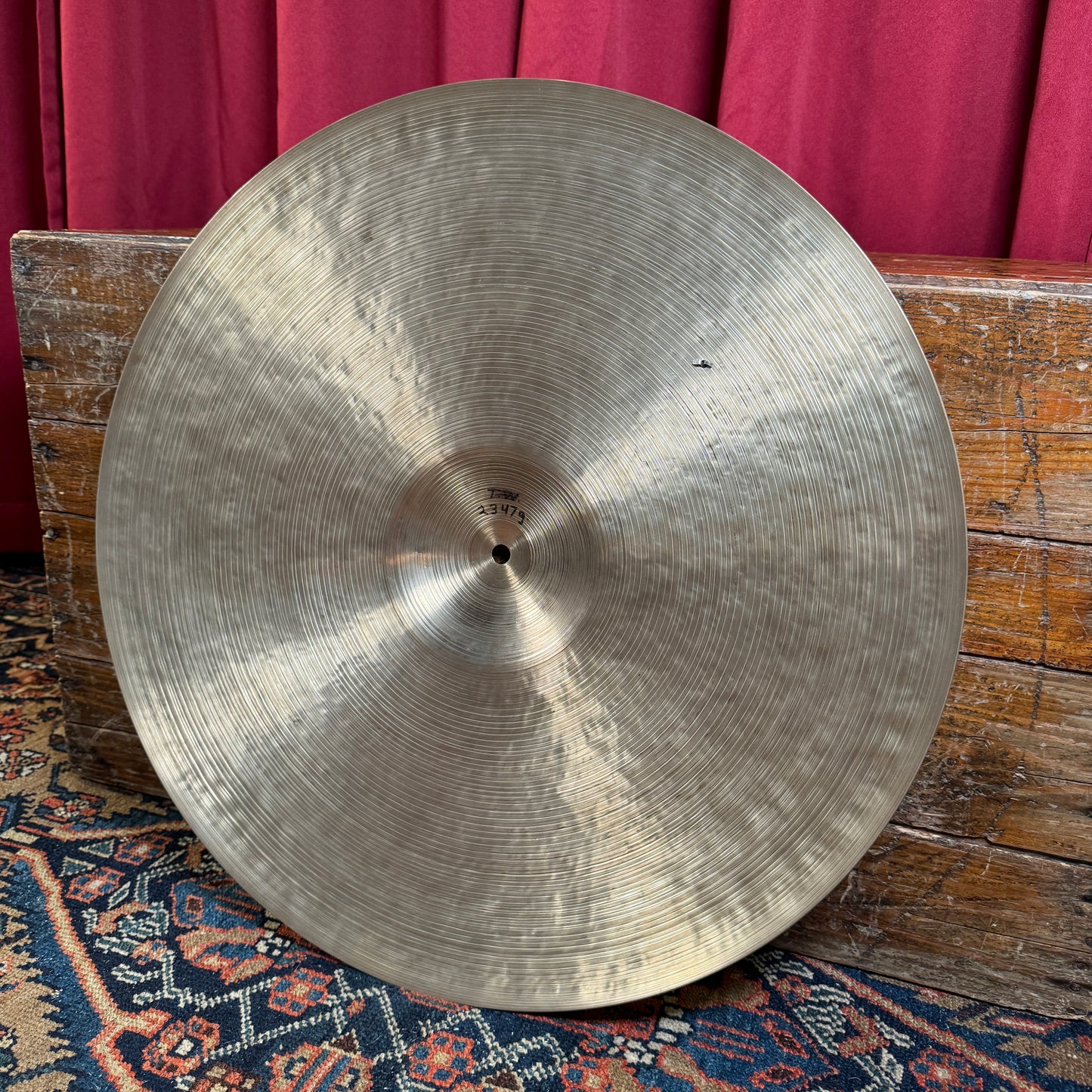 22" Spizzichino Tony Williams Tribute Ride Cymbal w/ 1 Rivet 2347g *Video Demo*