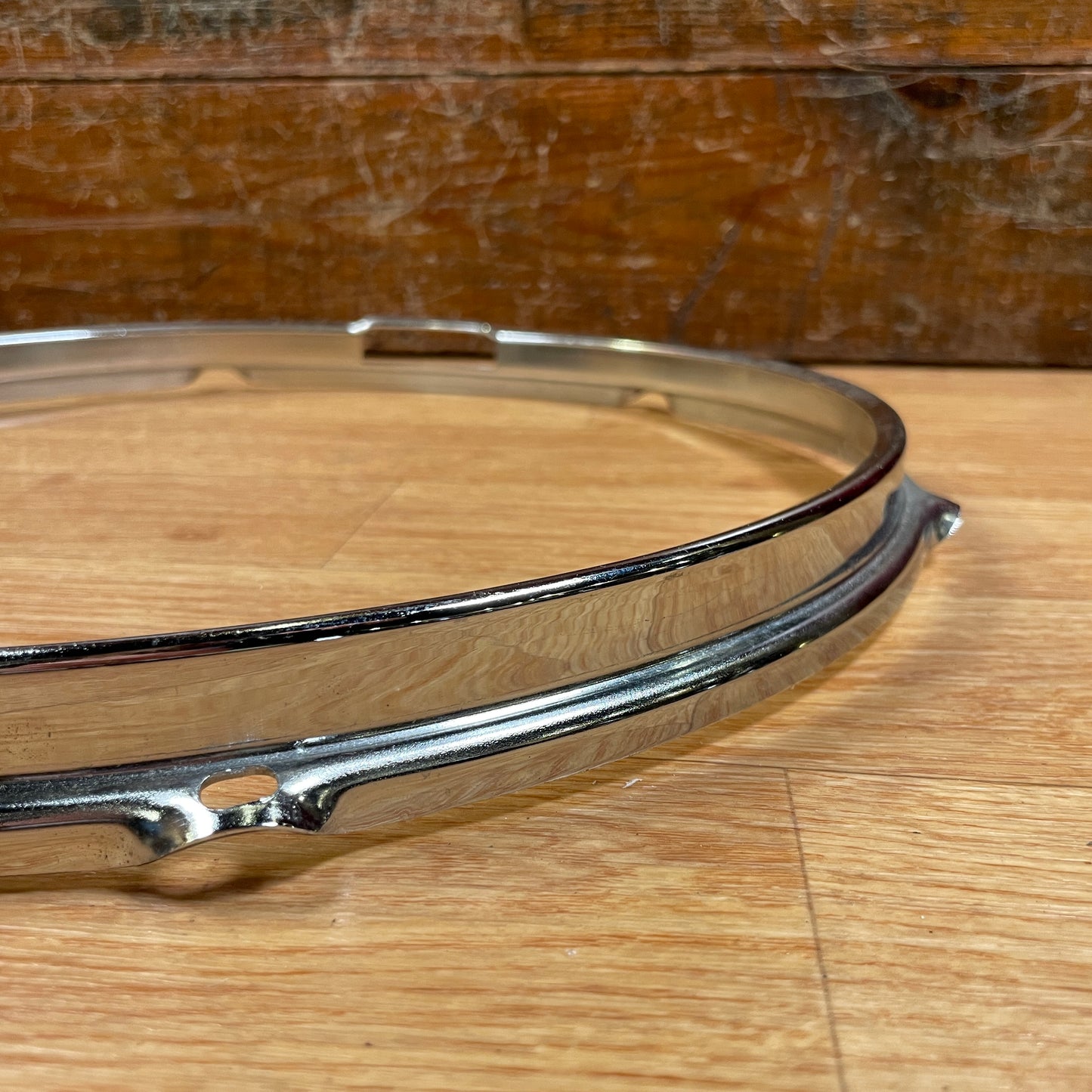 Vintage 14" Slingerland Style 6-Lug Stick Saver Snare Side Drum Hoop MIJ NOS