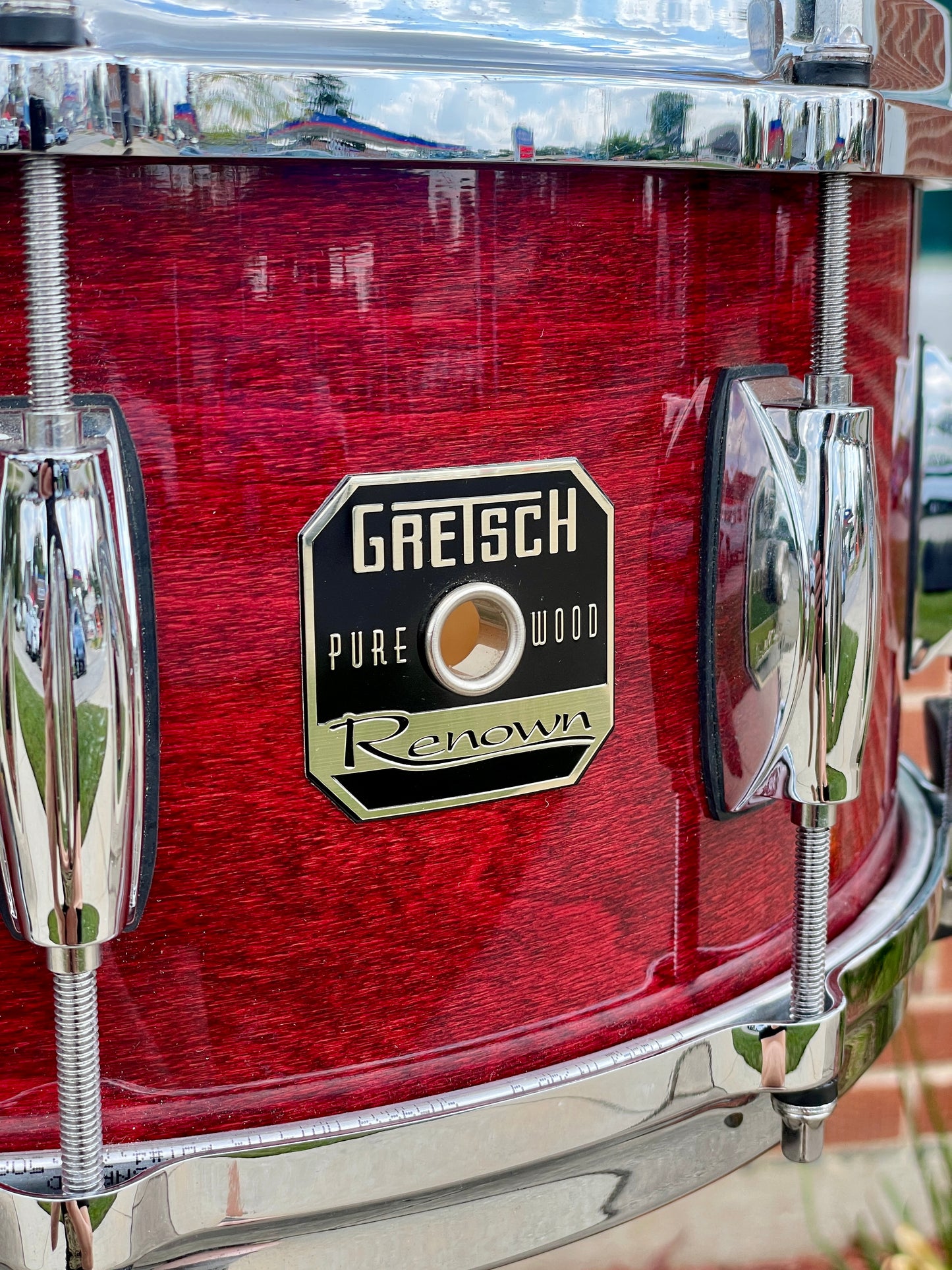 Gretsch Renown Purewood Beech 6.5x14 Snare Drum Cherry Red