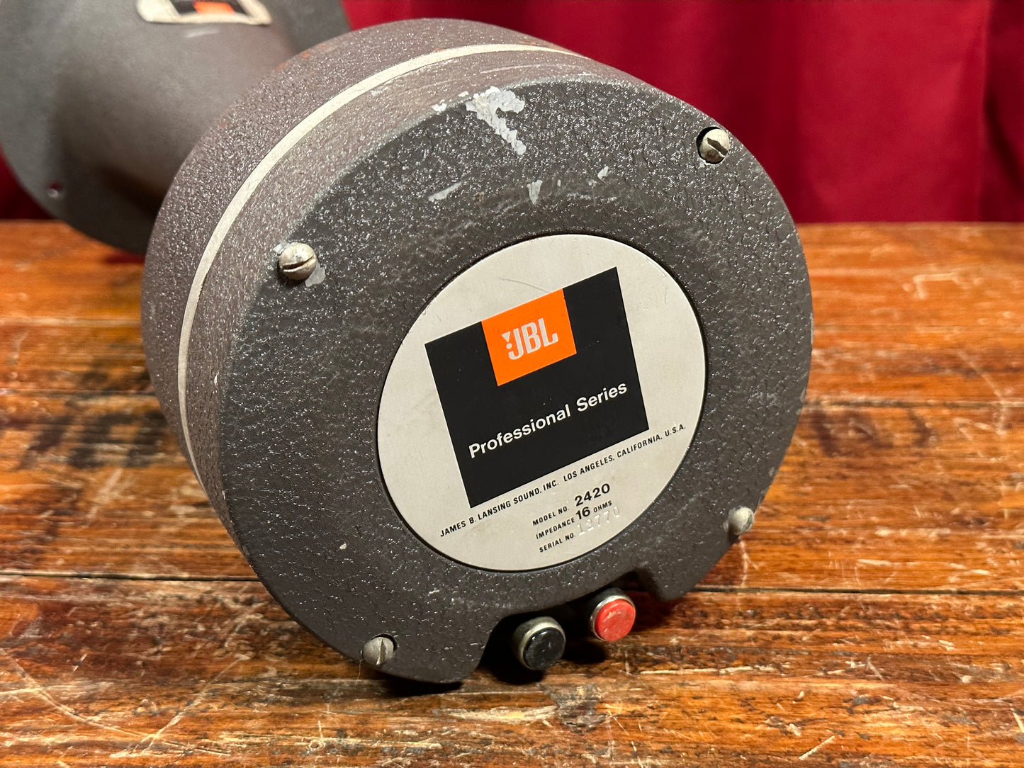 JBL Professional 2420 Compression Driver & 2312 Horn