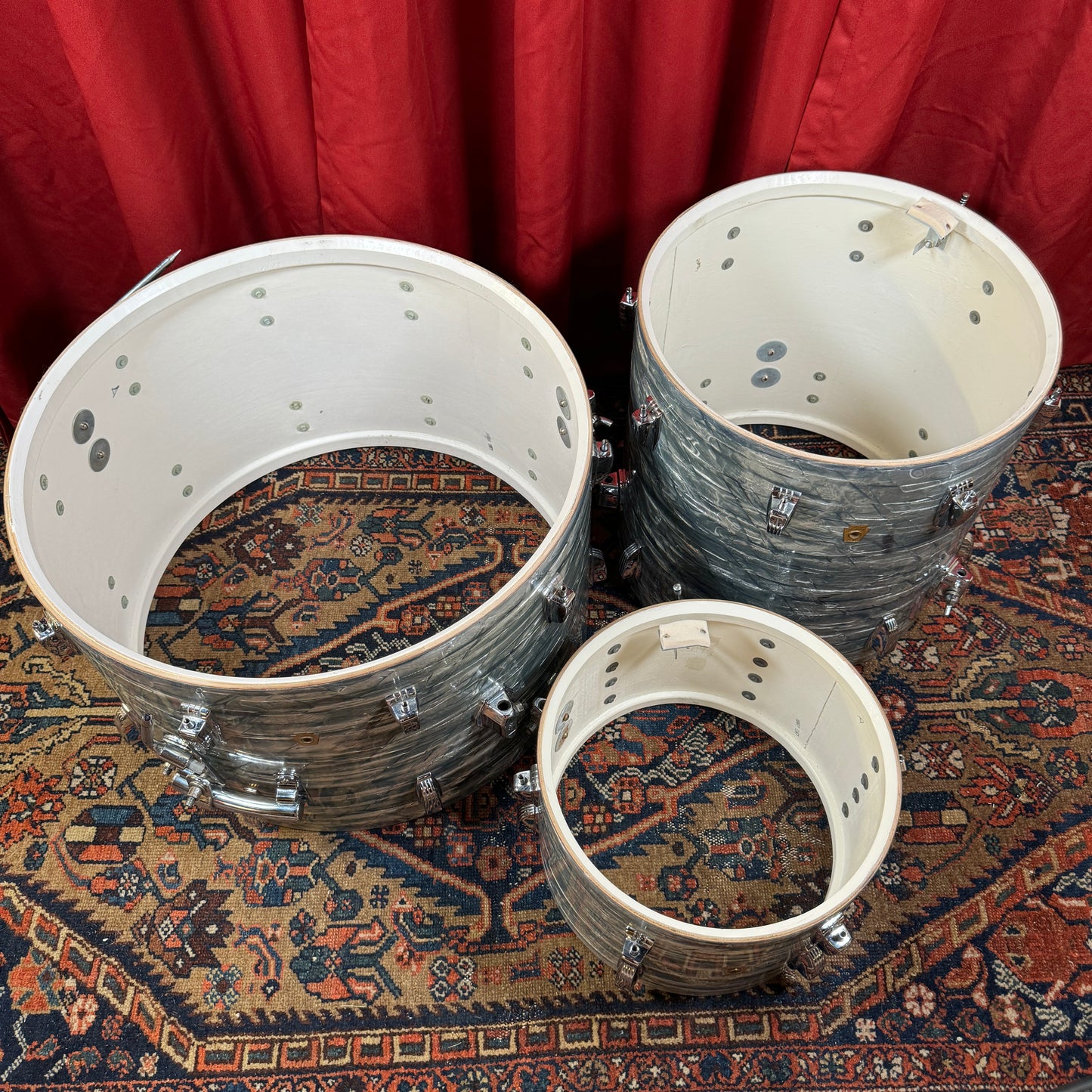 1967 Ludwig Super Classic Drum Set Sky Blue Pearl 22/13/16