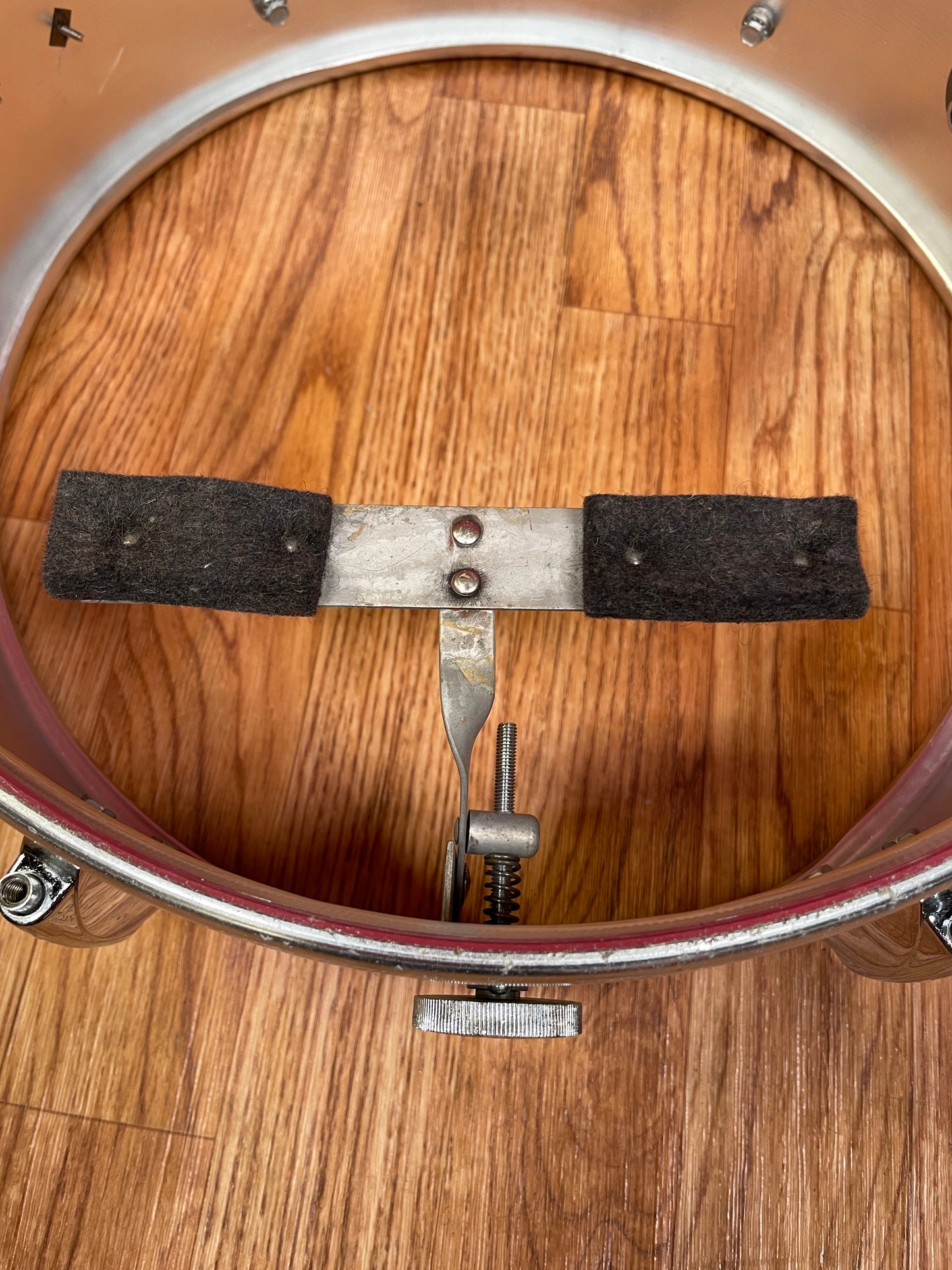 1960s Gretsch 4106 6T 5x14 Brushed Aluminum Snare Drum