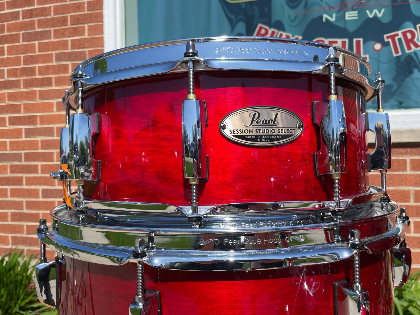 Pearl Session Studio Select Drum Set Antique Crimson Burst 22/10/12/16 w/ 5.5x14 Snare