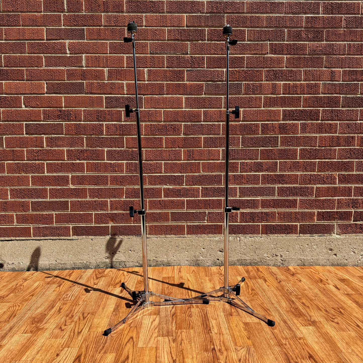 1980s Ludwig L-1400 Straight Flat Base Cymbal Stand Pair (2pcs)