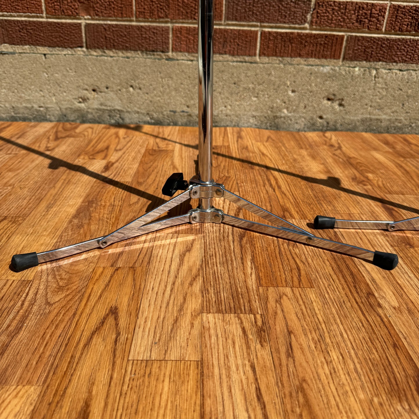 1980s Ludwig L-1400 Straight Flat Base Cymbal Stand Pair (2pcs)