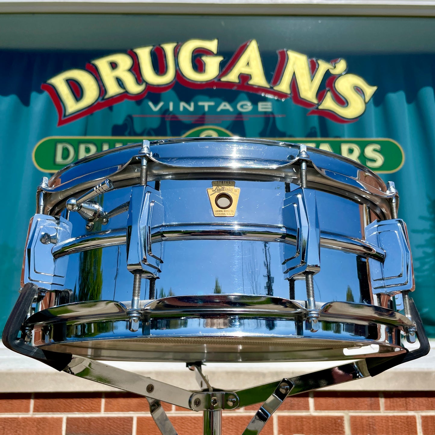 1966 Ludwig 5x14 Supraphonic No. 400 Snare Drum Supra-Phonic