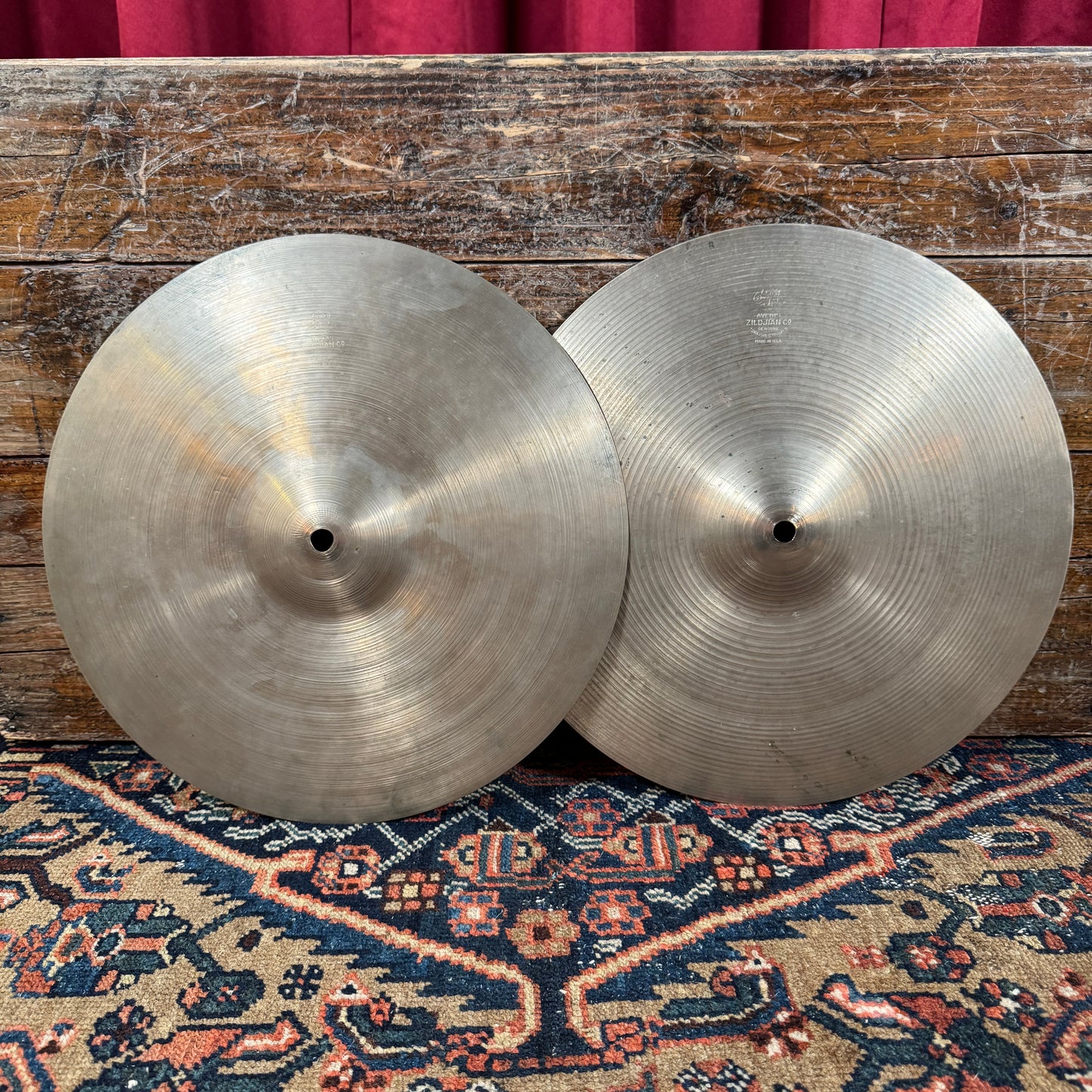 14" Zildjian A 1960s Hi-Hat Cymbal Pair 728g/956g *Video Demo*