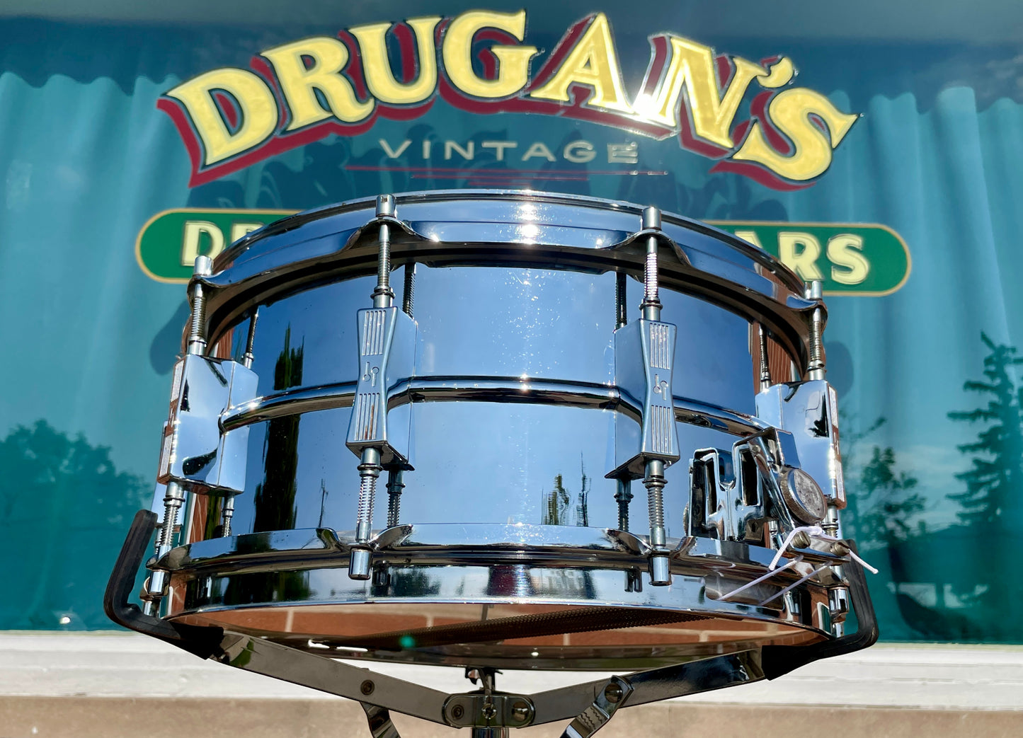 Vintage Sonor 6.5x14 Phonic Ferro-Manganese Steel Snare Drum D506