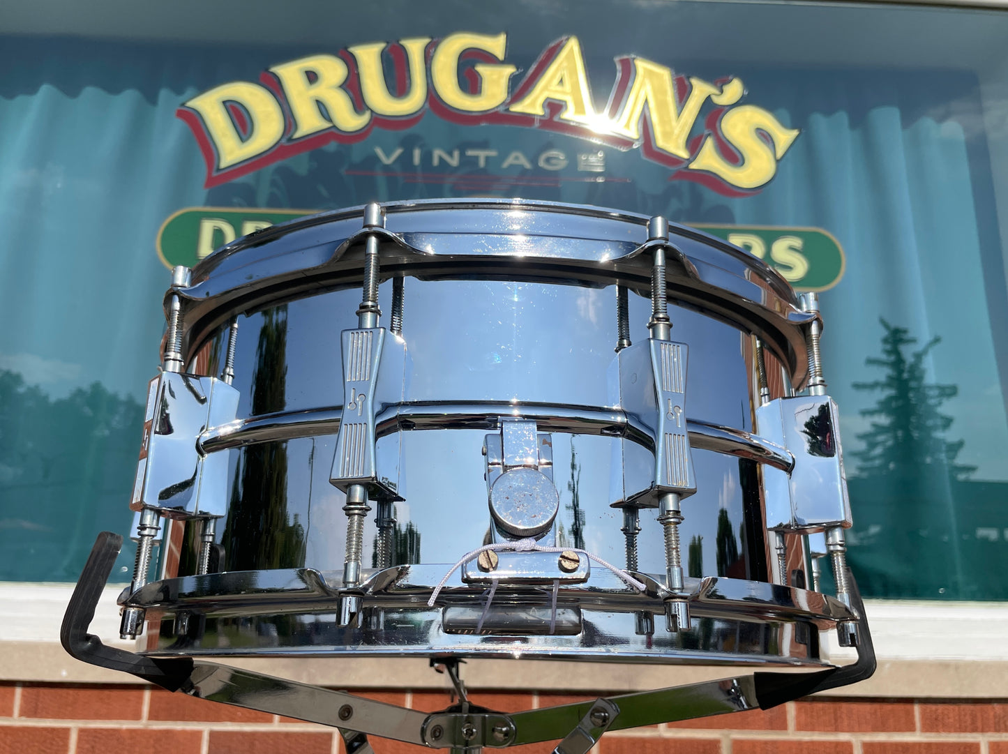 Vintage Sonor 6.5x14 Phonic Ferro-Manganese Steel Snare Drum D506