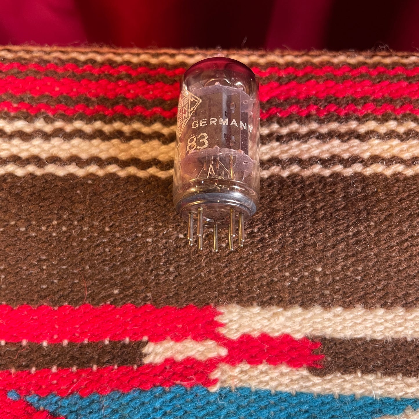 Vintage Telefunken ECC83 / 12AX7 Smooth Plate Preamp Tube Valve Made In Germany Diamond #52