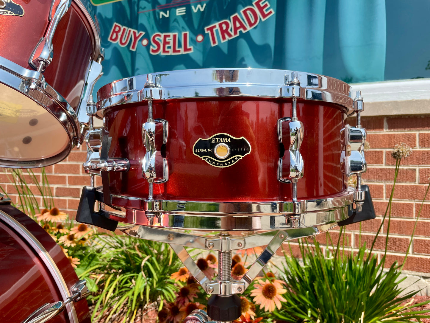 2007 Tama Superstar SK52F Drum Set Copper Mist Metallic 22/10/12/14/5.5x14