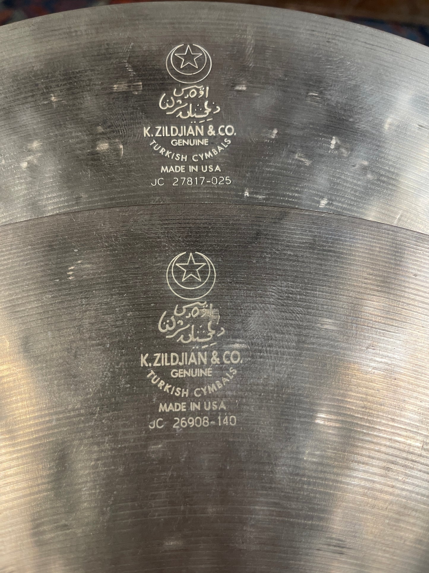 13" Zildjian K Custom Dark Hi-Hat Cymbal Pair 730g/1040g K0940 *Video Demo*