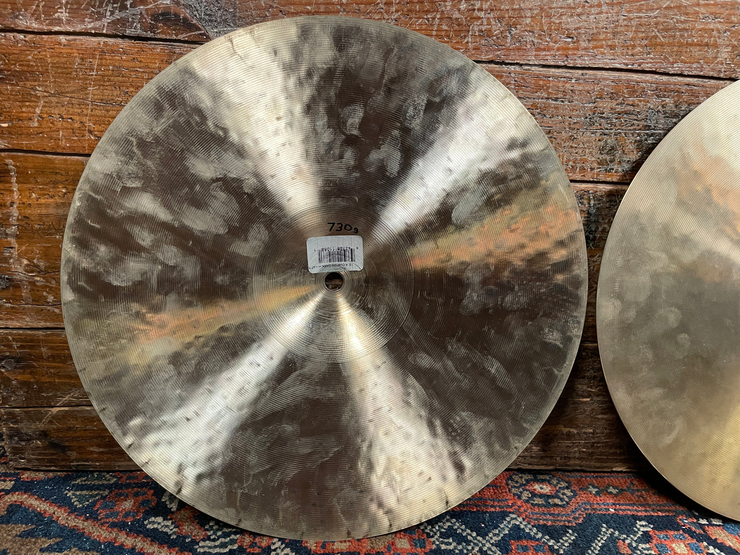 13" Zildjian K Custom Dark Hi-Hat Cymbal Pair 730g/1040g K0940 *Video Demo*