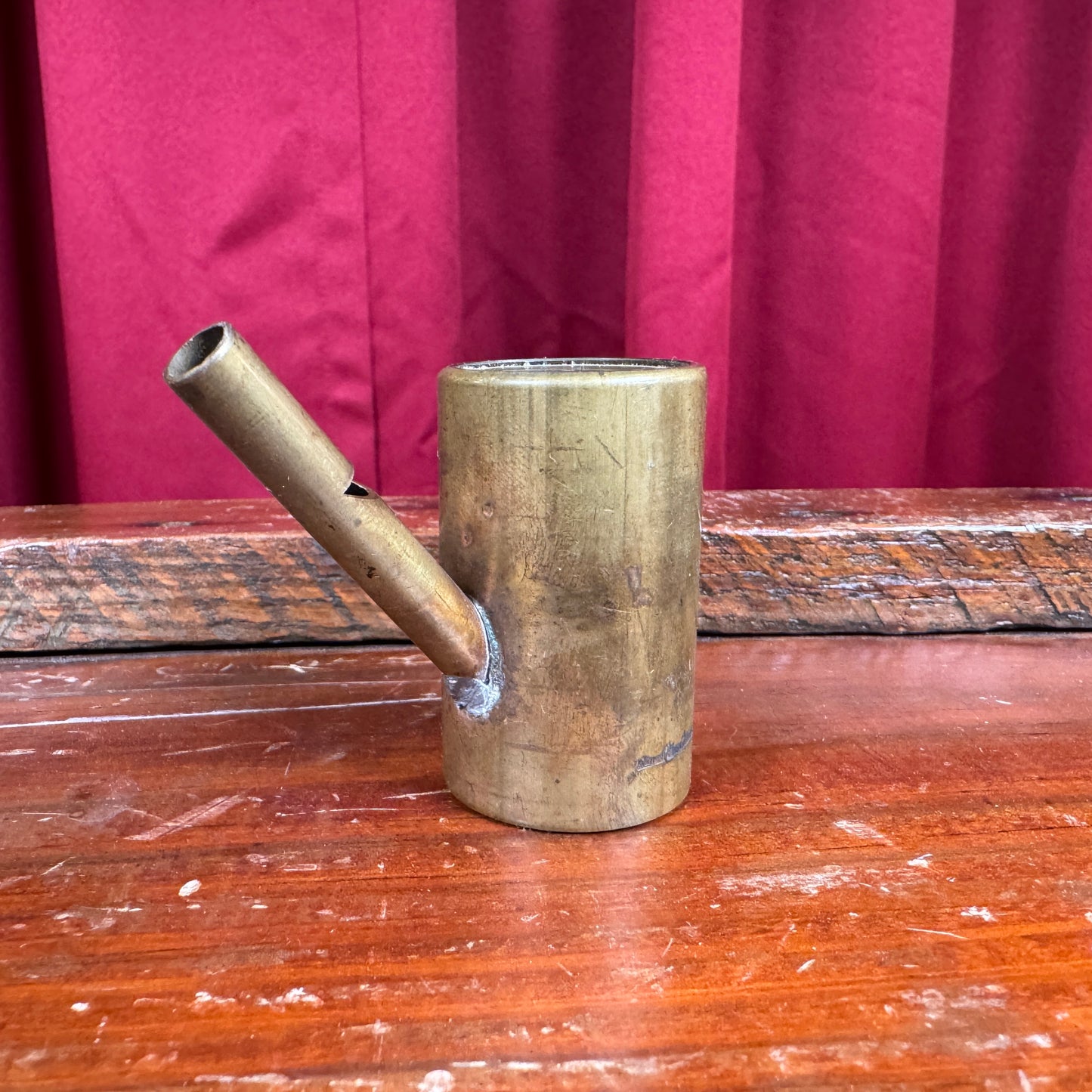 1930s Ludwig Bird Call Water Whistle Brass