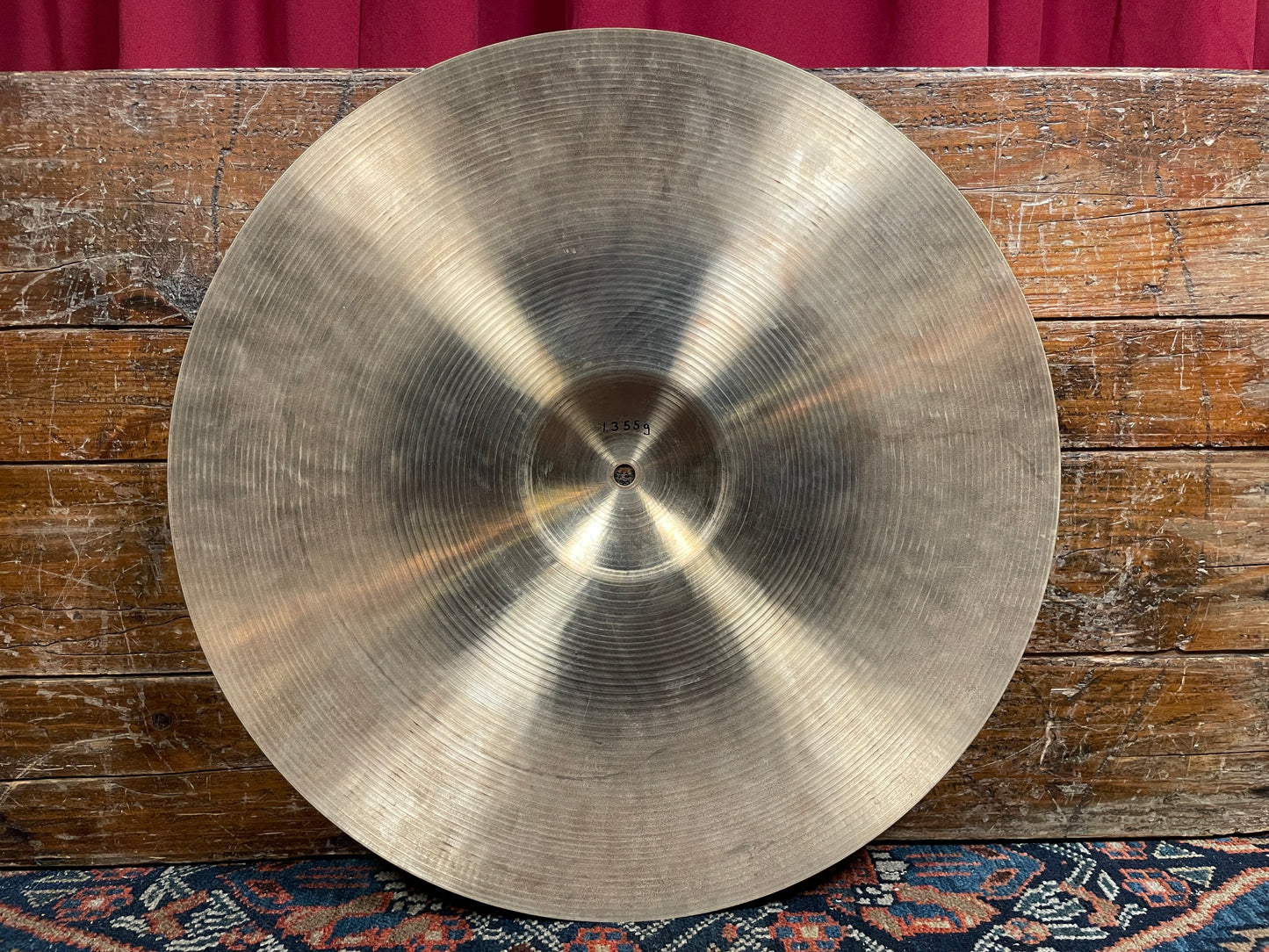 18" Paiste Formula 602 Pre-Serial 1960s Crash Cymbal 1355g *Video Demo*