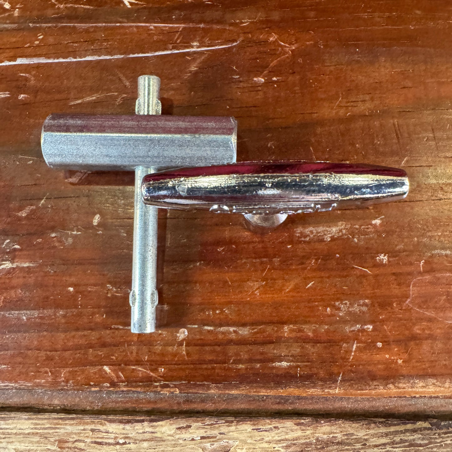 Vintage 1960s Gretsch Drum Tuning Key & Rail Consolette Hex Wrench